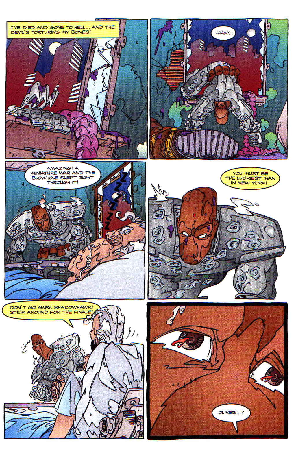 Read online Images of ShadowHawk comic -  Issue #3 - 20