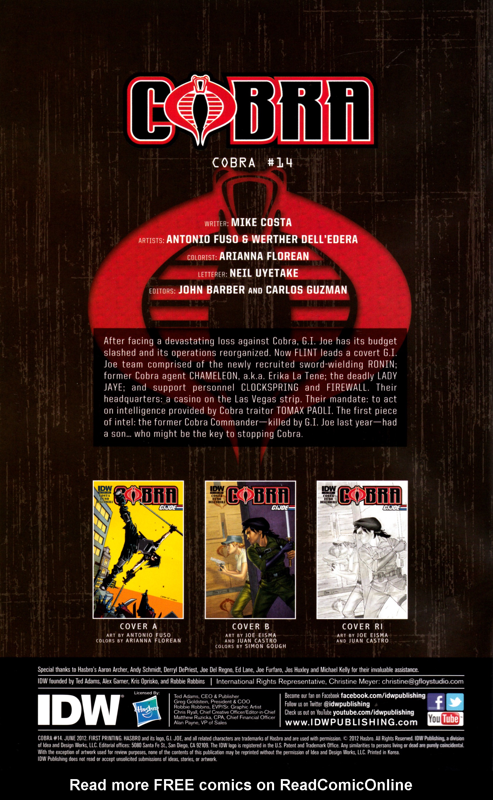 Read online G.I. Joe Cobra (2011) comic -  Issue #14 - 3