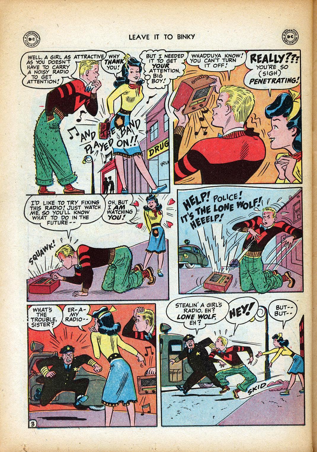Read online Leave it to Binky comic -  Issue #1 - 38