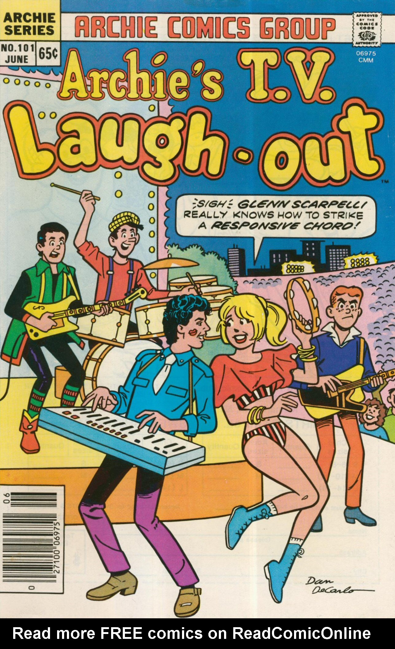 Read online Archie's TV Laugh-Out comic -  Issue #101 - 1