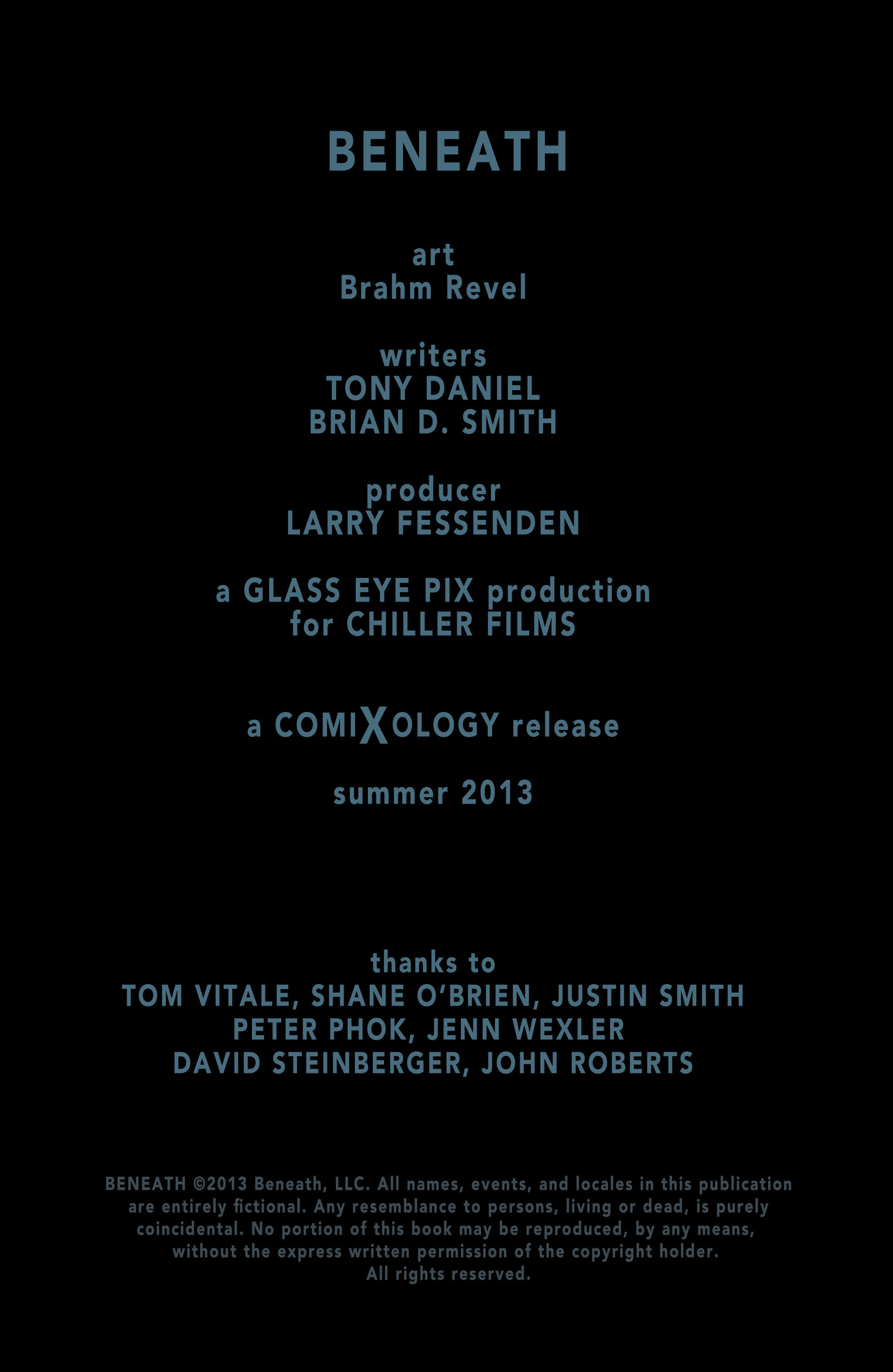 Read online Beneath: The Prequel comic -  Issue # Full - 2