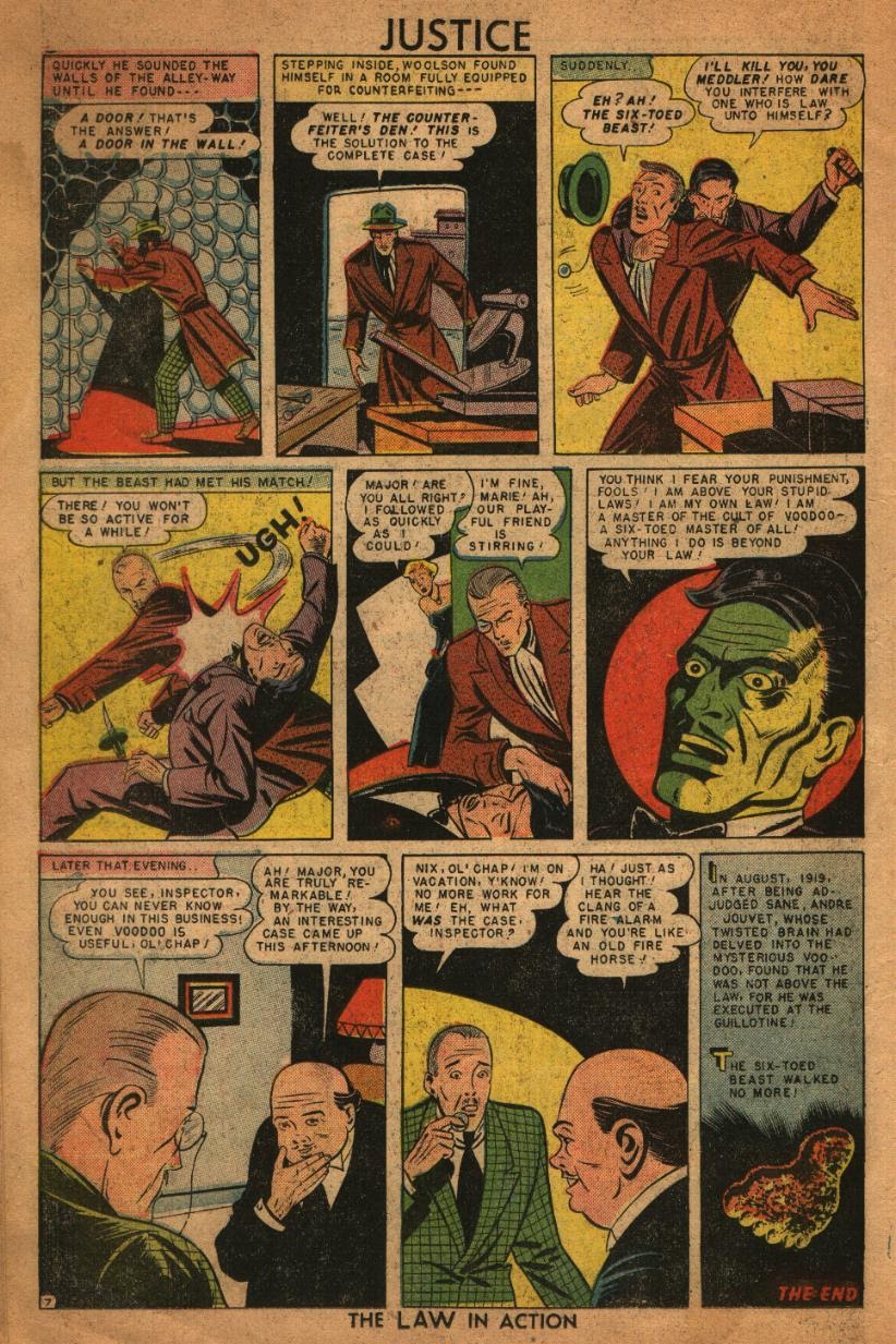 Read online Justice Comics (1948) comic -  Issue #6 - 20
