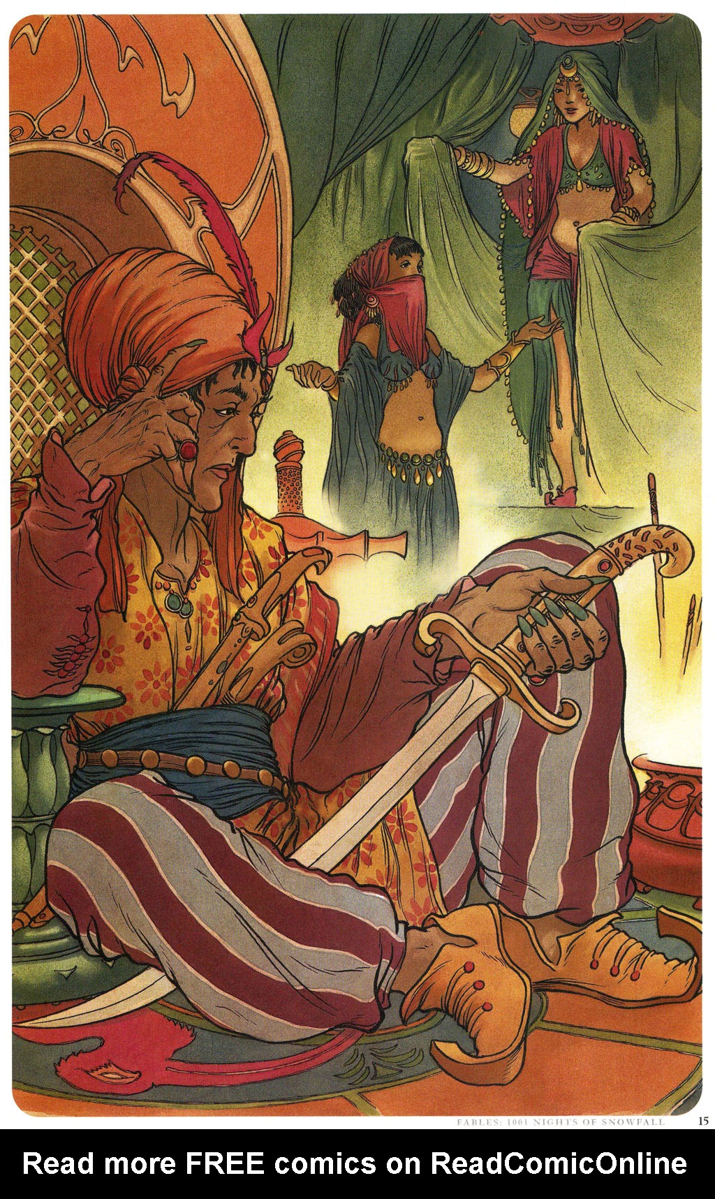 Read online Fables: 1001 Nights of Snowfall comic -  Issue # Full - 15