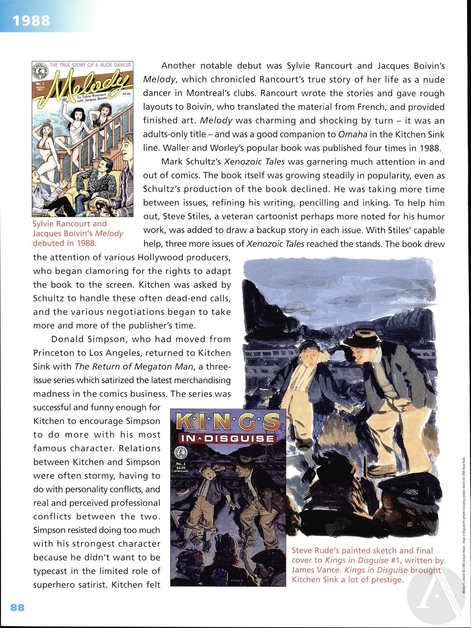 Read online Kitchen Sink Press: The First 25 Years comic -  Issue # TPB - 90
