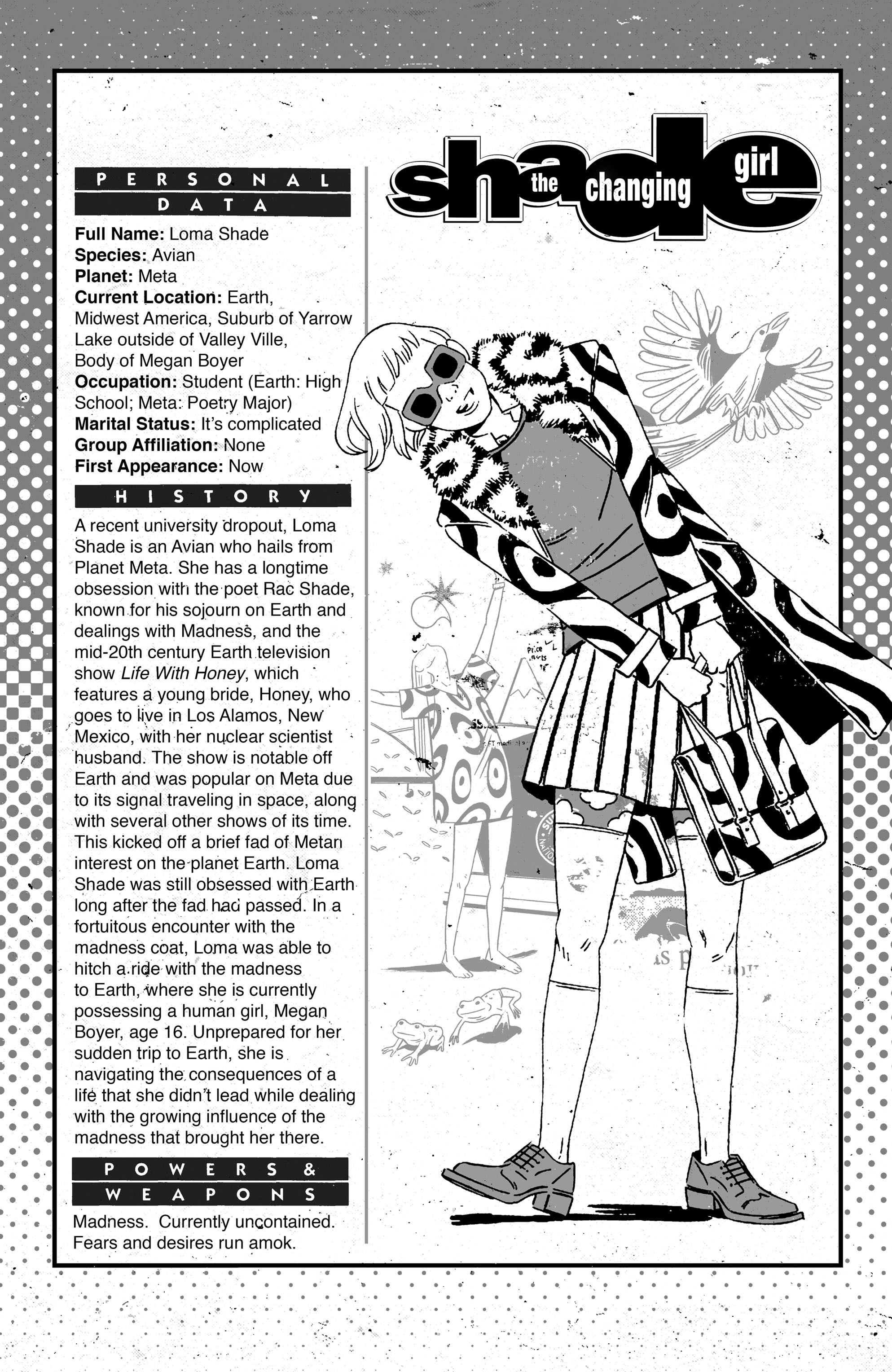 Read online Shade, the Changing Girl comic -  Issue #1 - 29