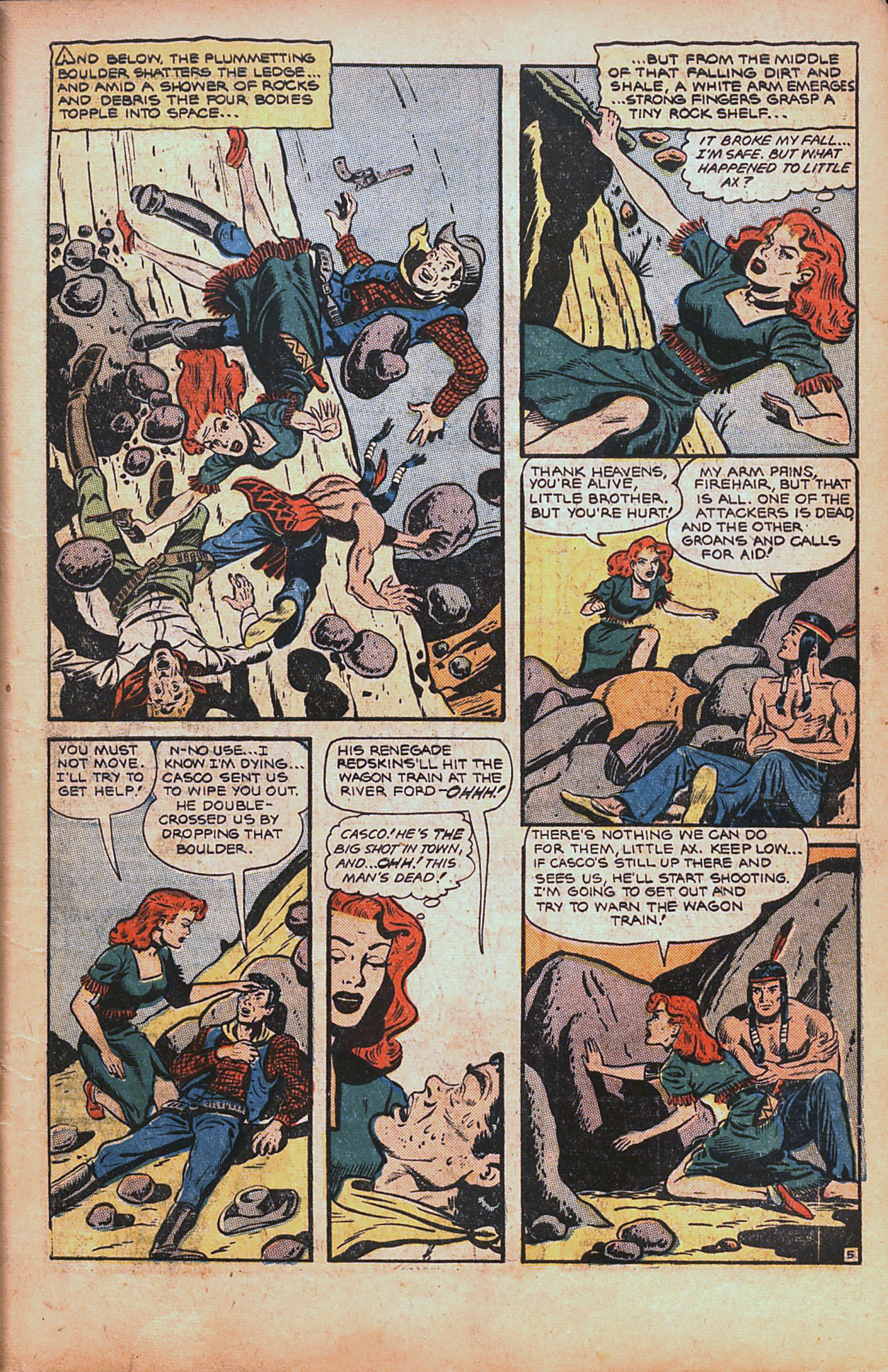 Read online Pioneer West Romances comic -  Issue #3 - 7