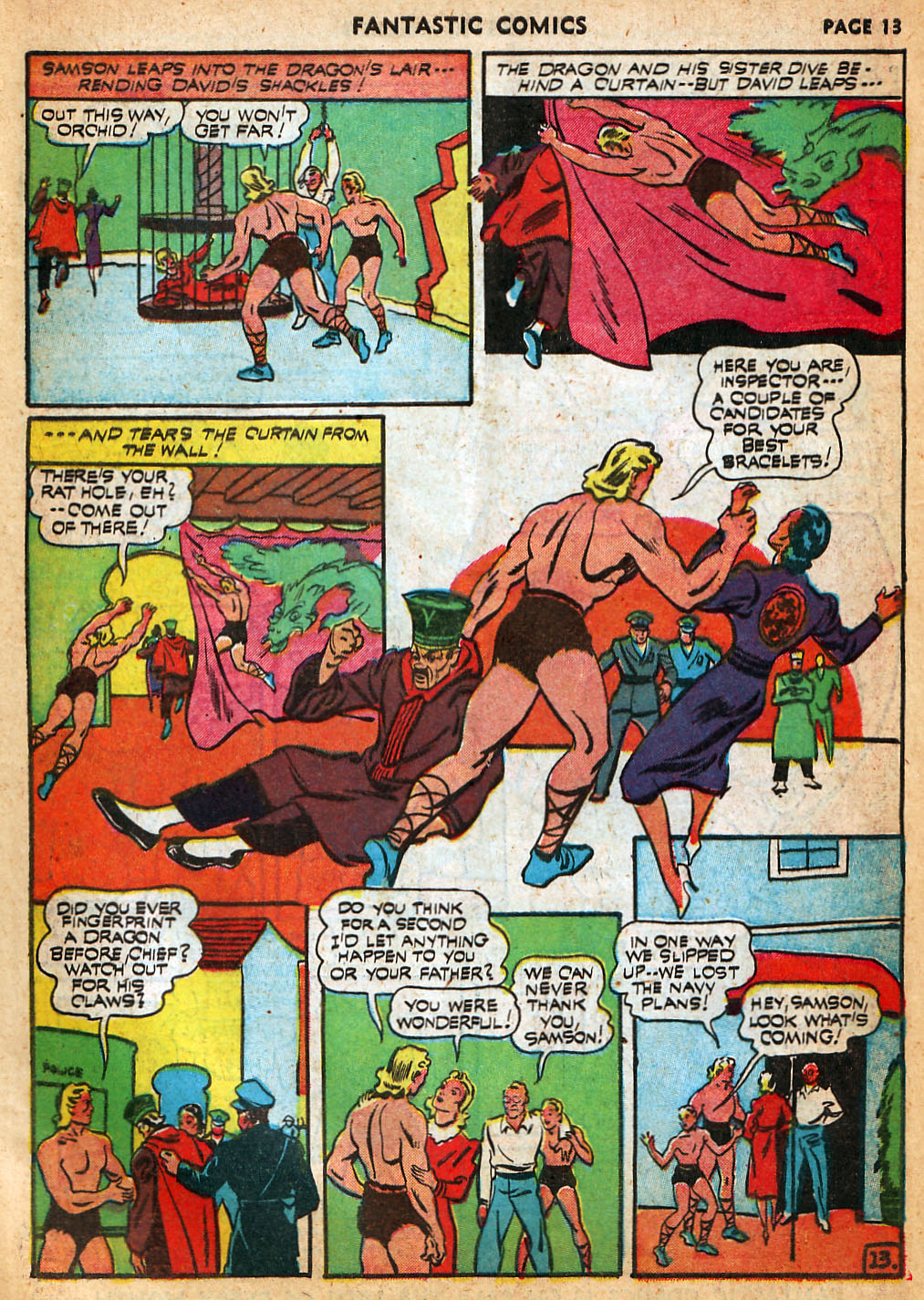 Read online Fantastic Comics comic -  Issue #22 - 15