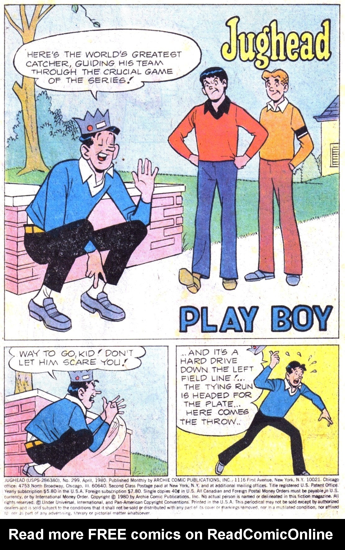 Read online Jughead (1965) comic -  Issue #299 - 3