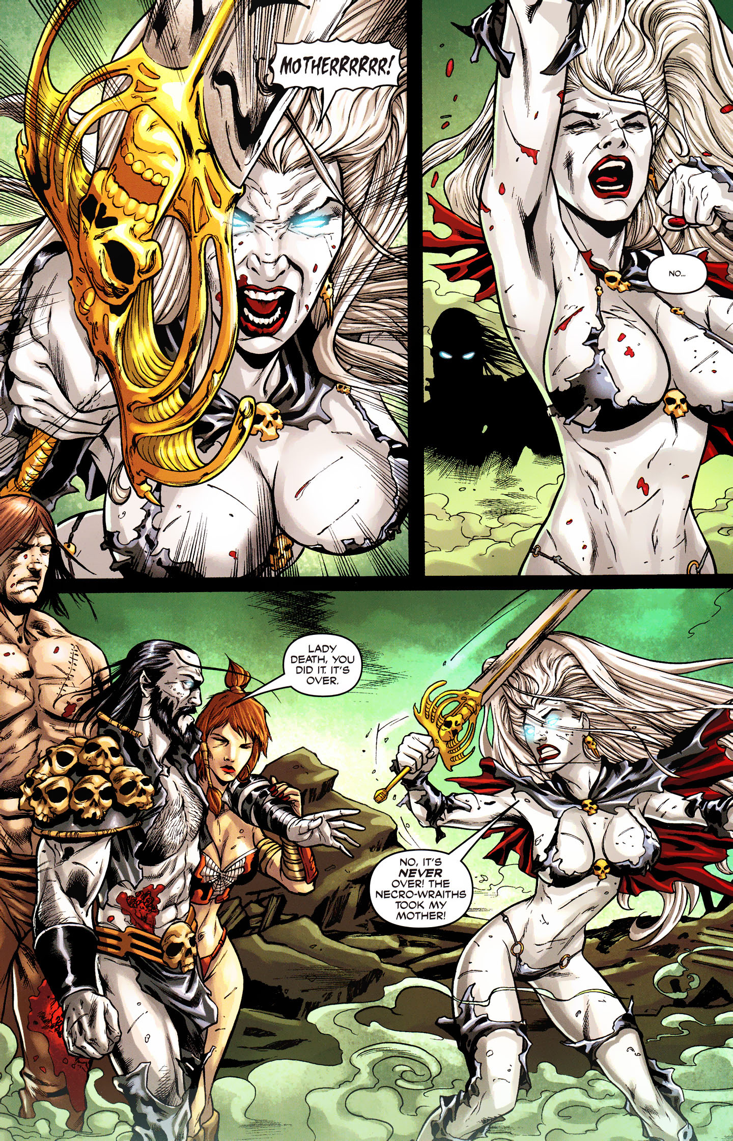 Read online Lady Death: Origins - Cursed comic -  Issue #3 - 23