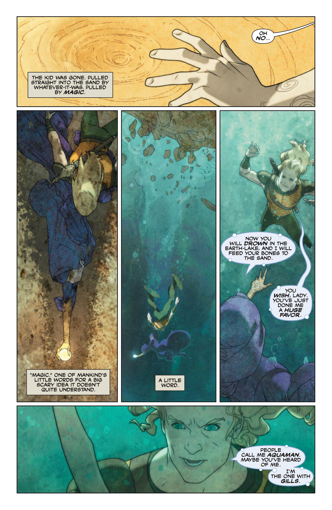 Read online Outsiders: Five of a Kind comic -  Issue # Issue Metamorpho-Aquaman - 7