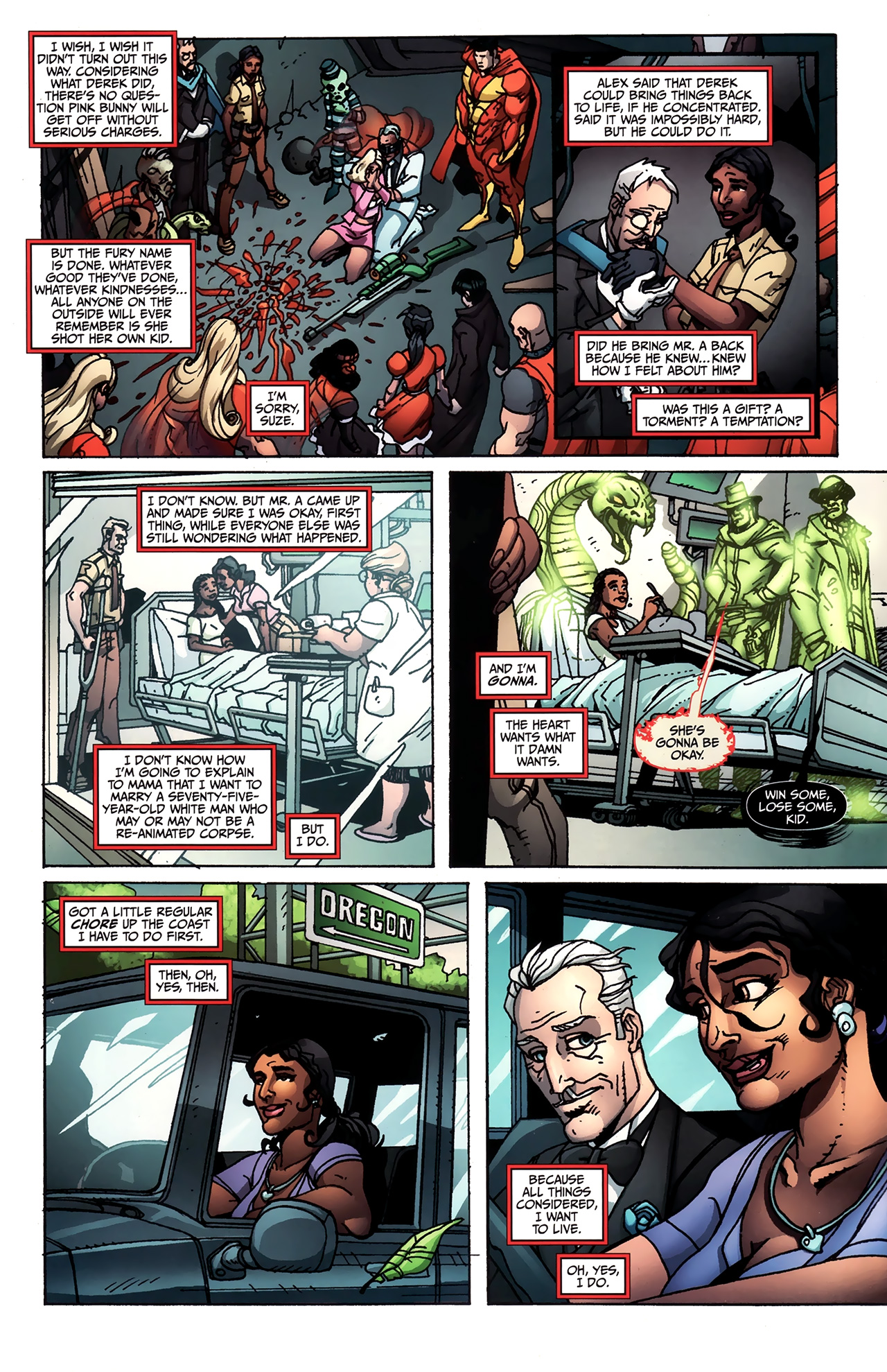 Read online Welcome To Tranquility: One Foot In The Grave comic -  Issue #6 - 23