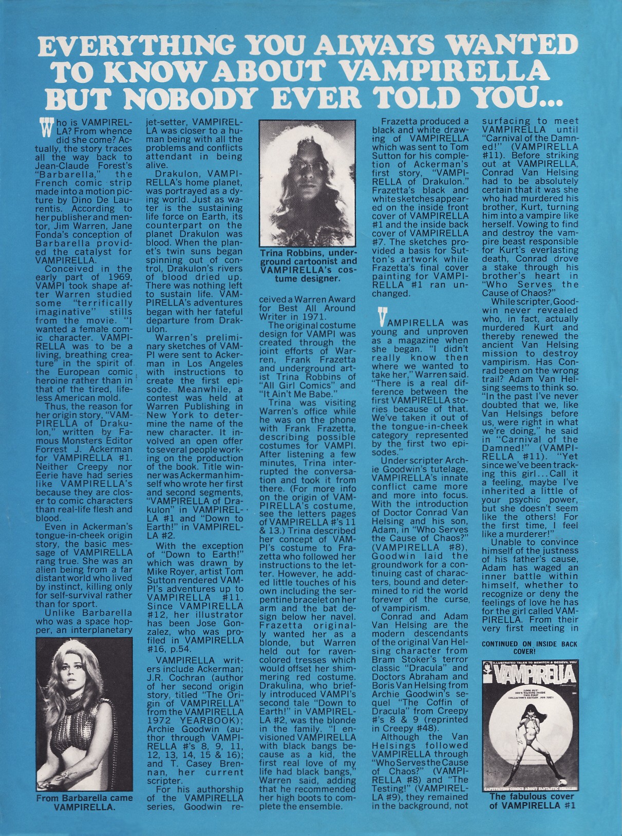 Read online Vampirella (1969) comic -  Issue #19 - 2