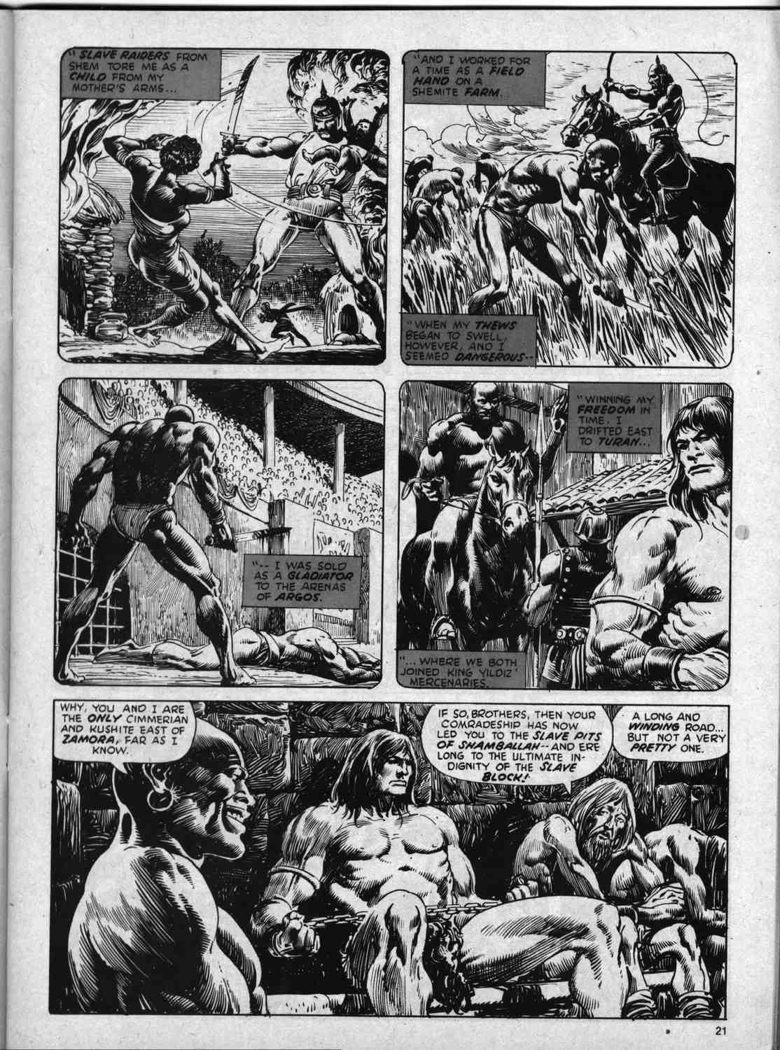 Read online The Savage Sword Of Conan comic -  Issue #59 - 21