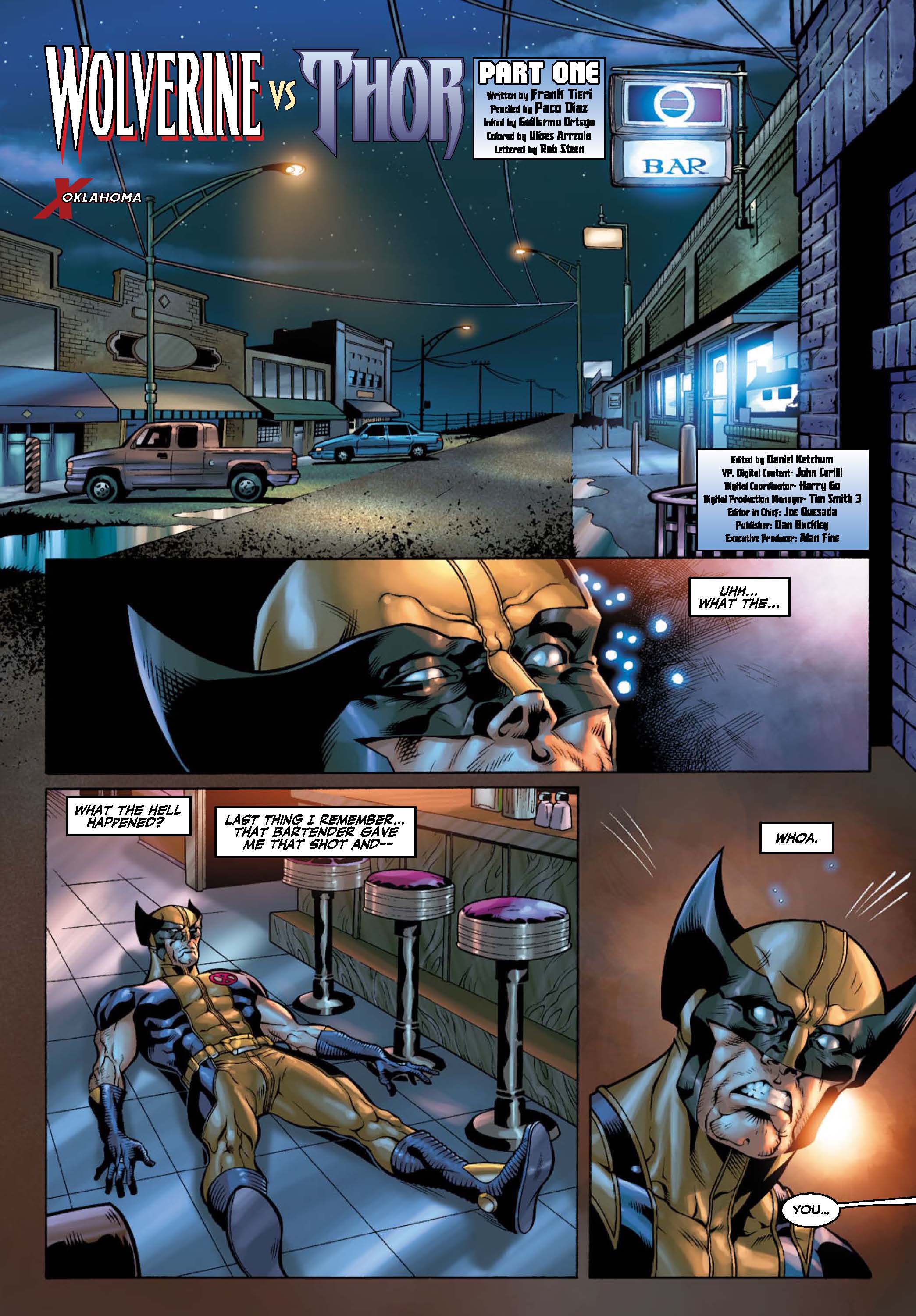 Read online Wolverine vs. Thor comic -  Issue #1 - 2