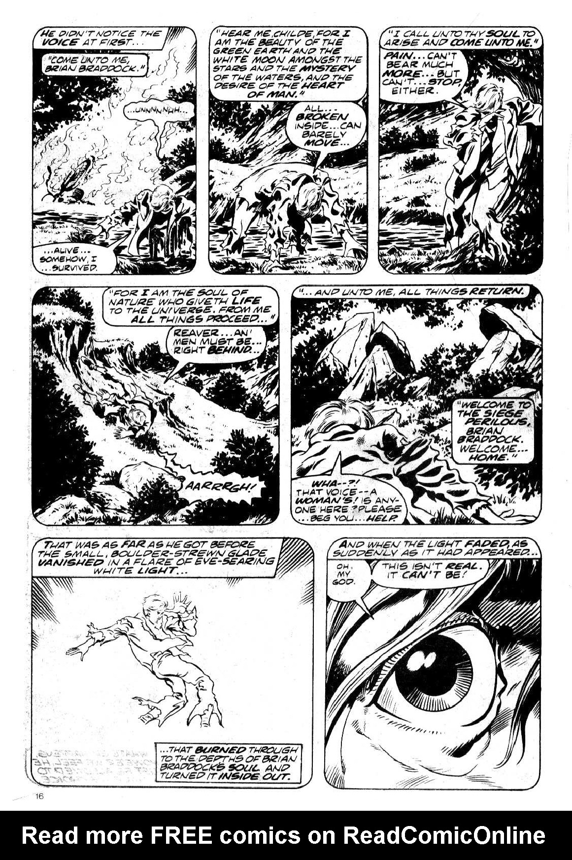 Read online Captain Britain (1976) comic -  Issue # _Special 1 - 16
