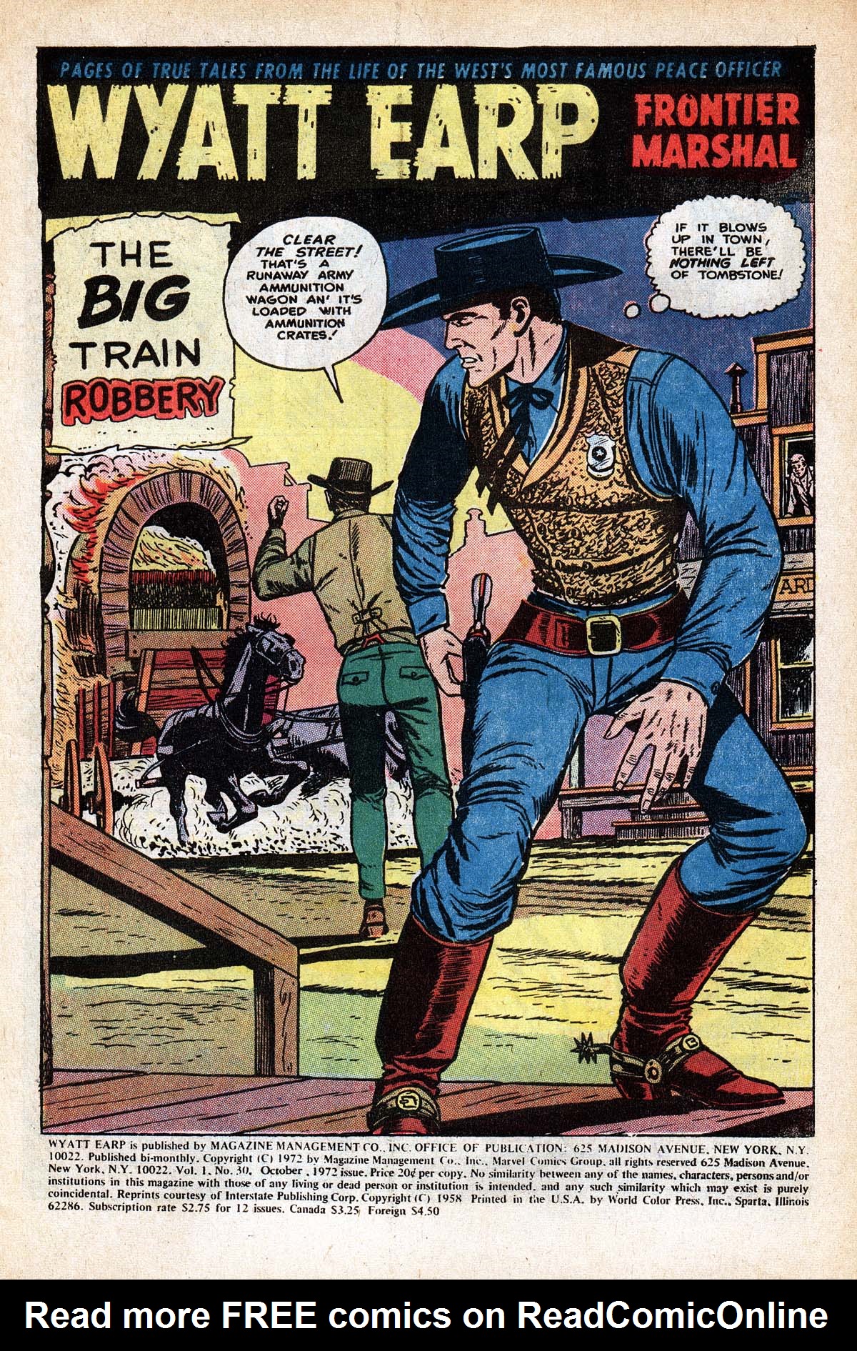 Read online Wyatt Earp comic -  Issue #30 - 2