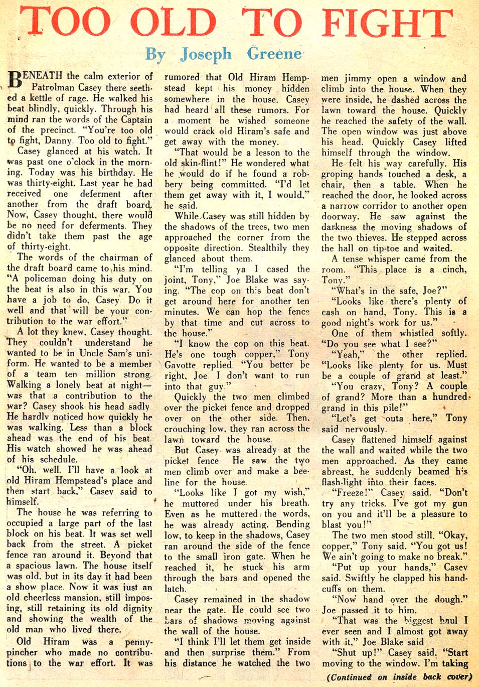 Read online Star Spangled Comics comic -  Issue #40 - 20