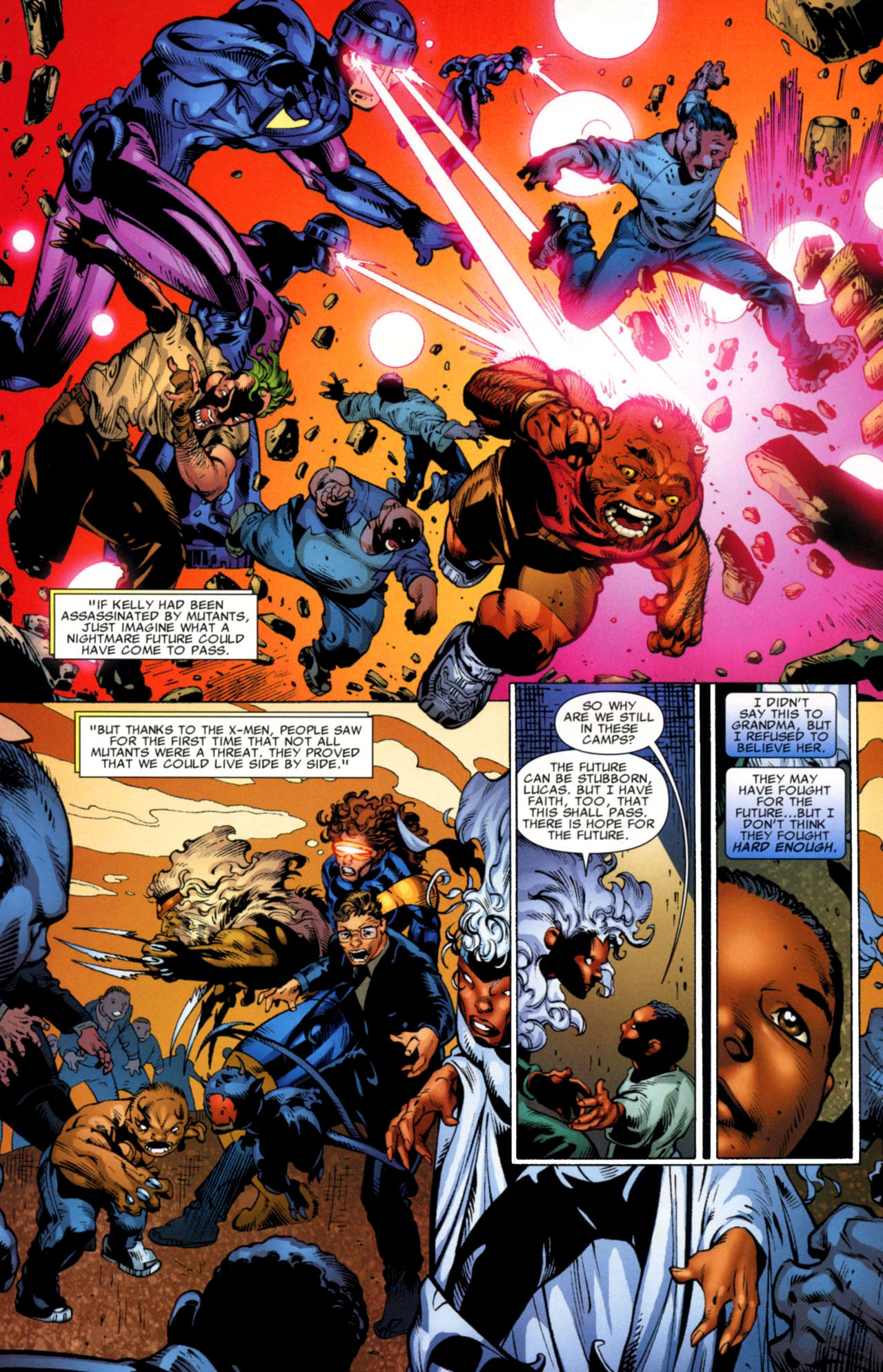 Read online X-Men: The Times and Life of Lucas Bishop comic -  Issue #3 - 5