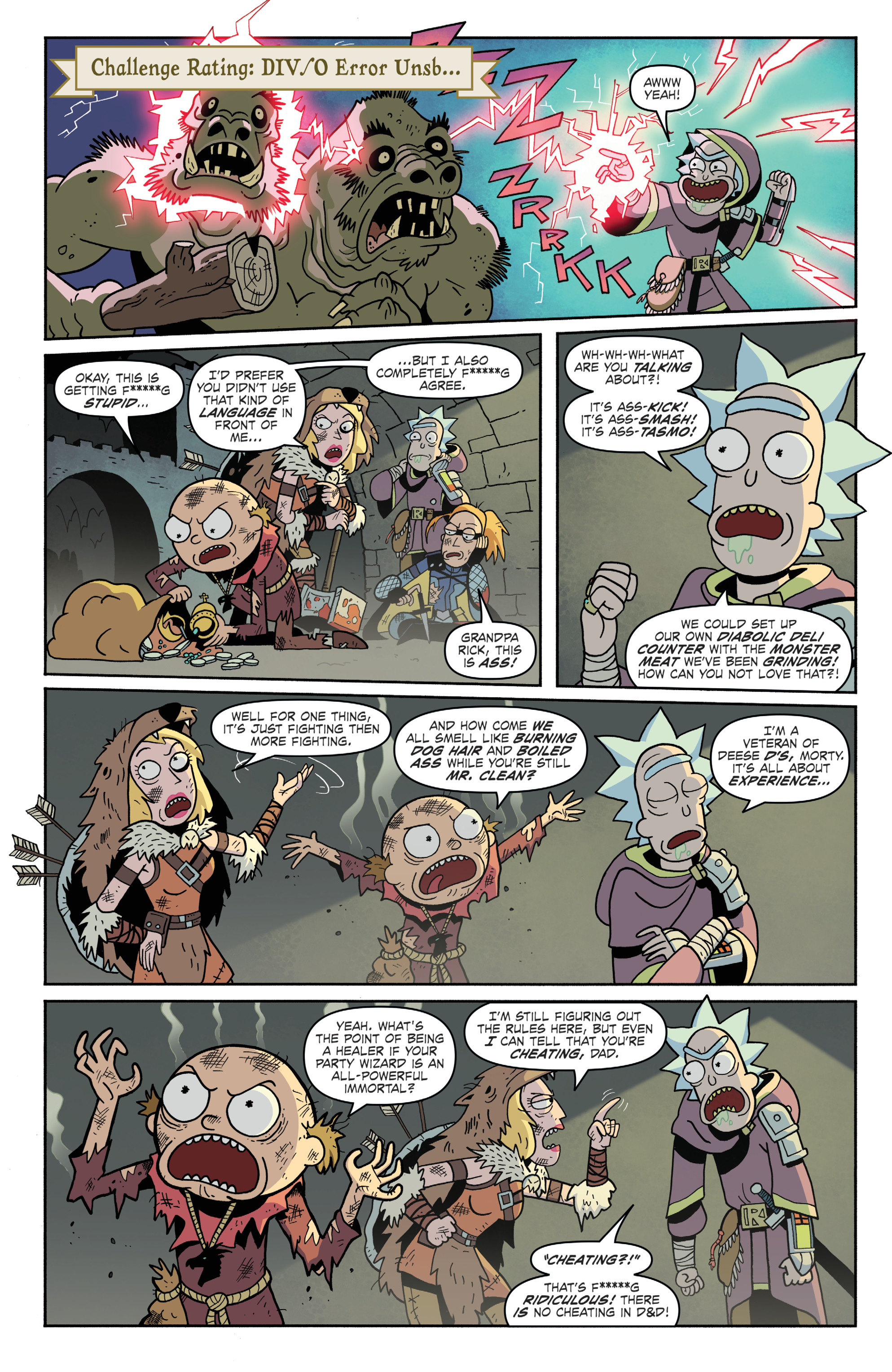 Read online Rick and Morty vs Dungeons & Dragons comic -  Issue # _TPB - 44