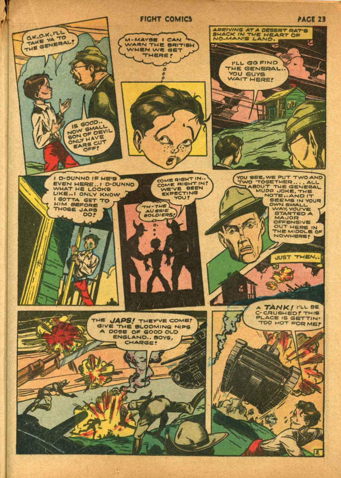 Read online Fight Comics comic -  Issue #21 - 25