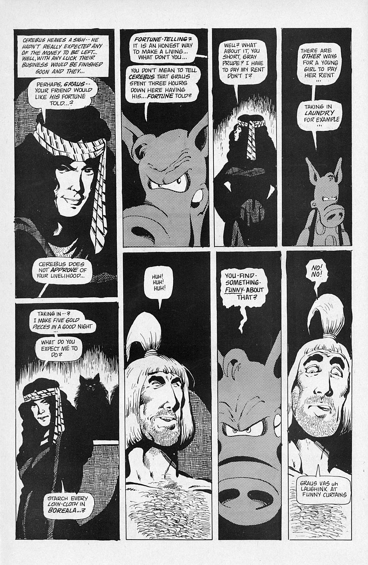 Read online Cerebus comic -  Issue #19 - 6