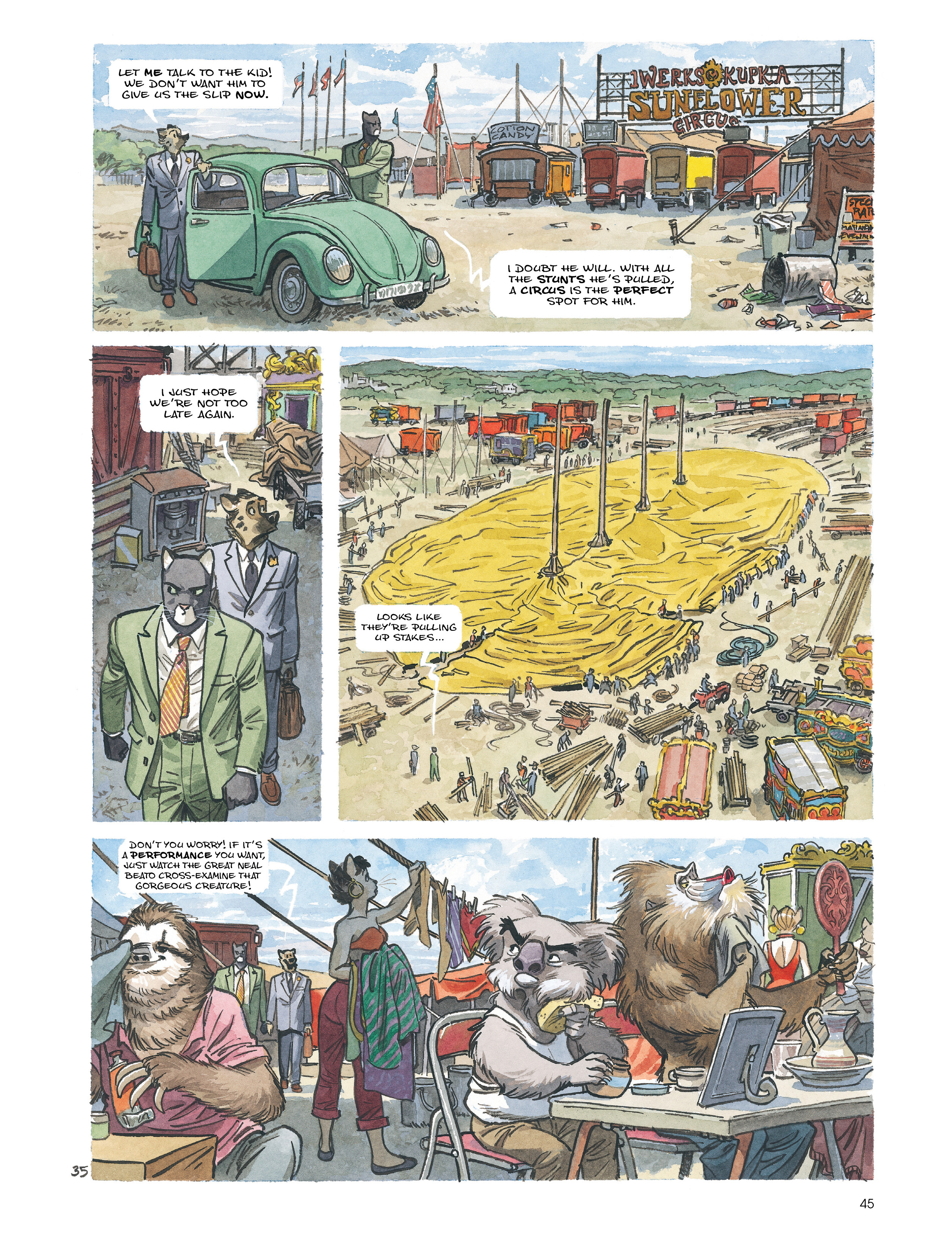 Read online Blacksad: Amarillo comic -  Issue # Full - 44