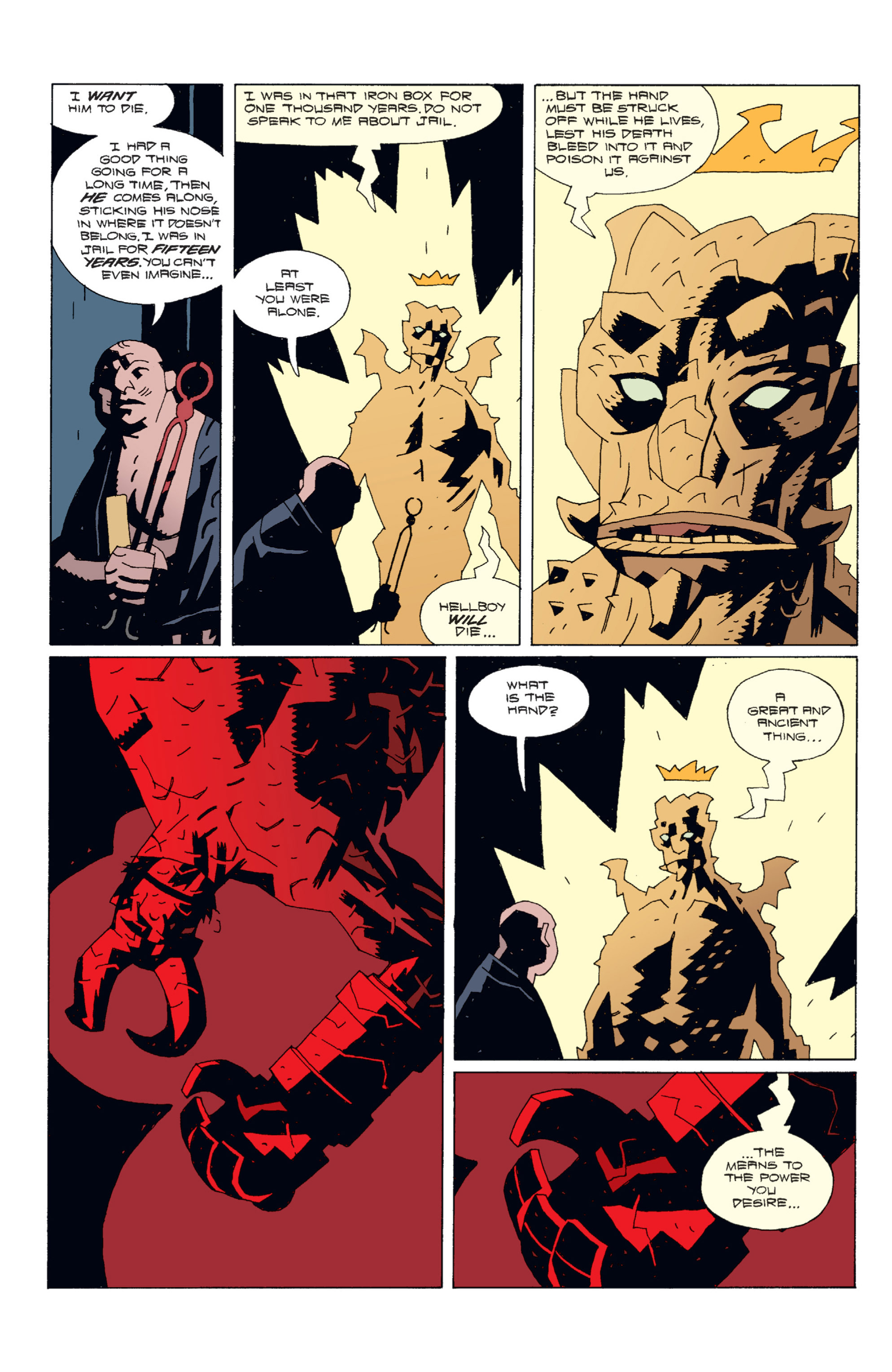 Read online Hellboy comic -  Issue #4 - 101