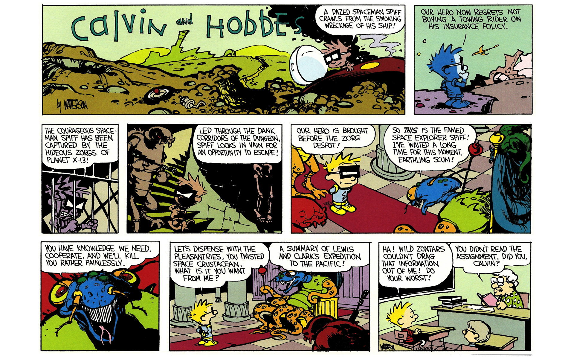 Read online Calvin and Hobbes comic -  Issue #3 - 90