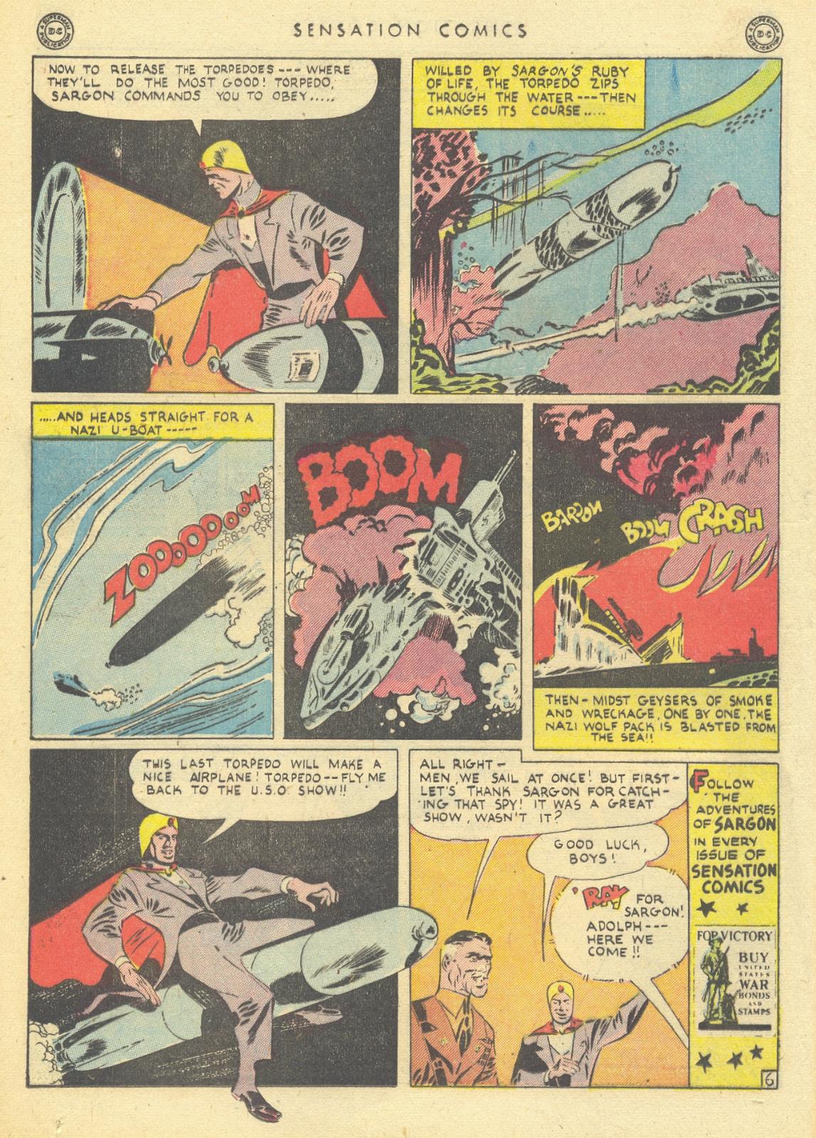 Read online Sensation (Mystery) Comics comic -  Issue #35 - 22