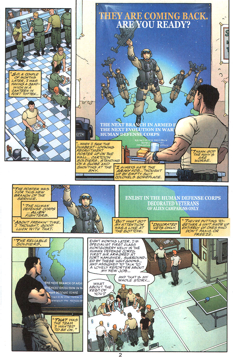 Read online Human Defense Corps comic -  Issue #1 - 3