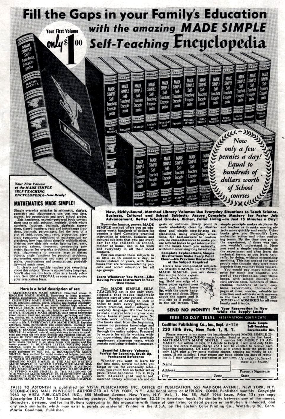 Read online Tales to Astonish (1959) comic -  Issue #55 - 2