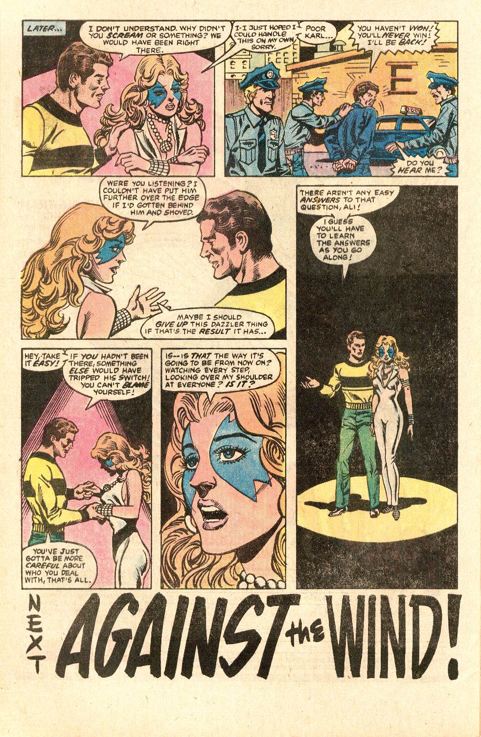 Read online Dazzler (1981) comic -  Issue #25 - 23