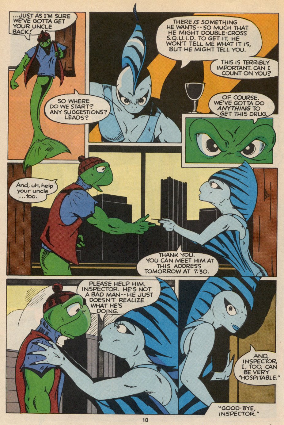 Read online Fish Police comic -  Issue #1 - 8
