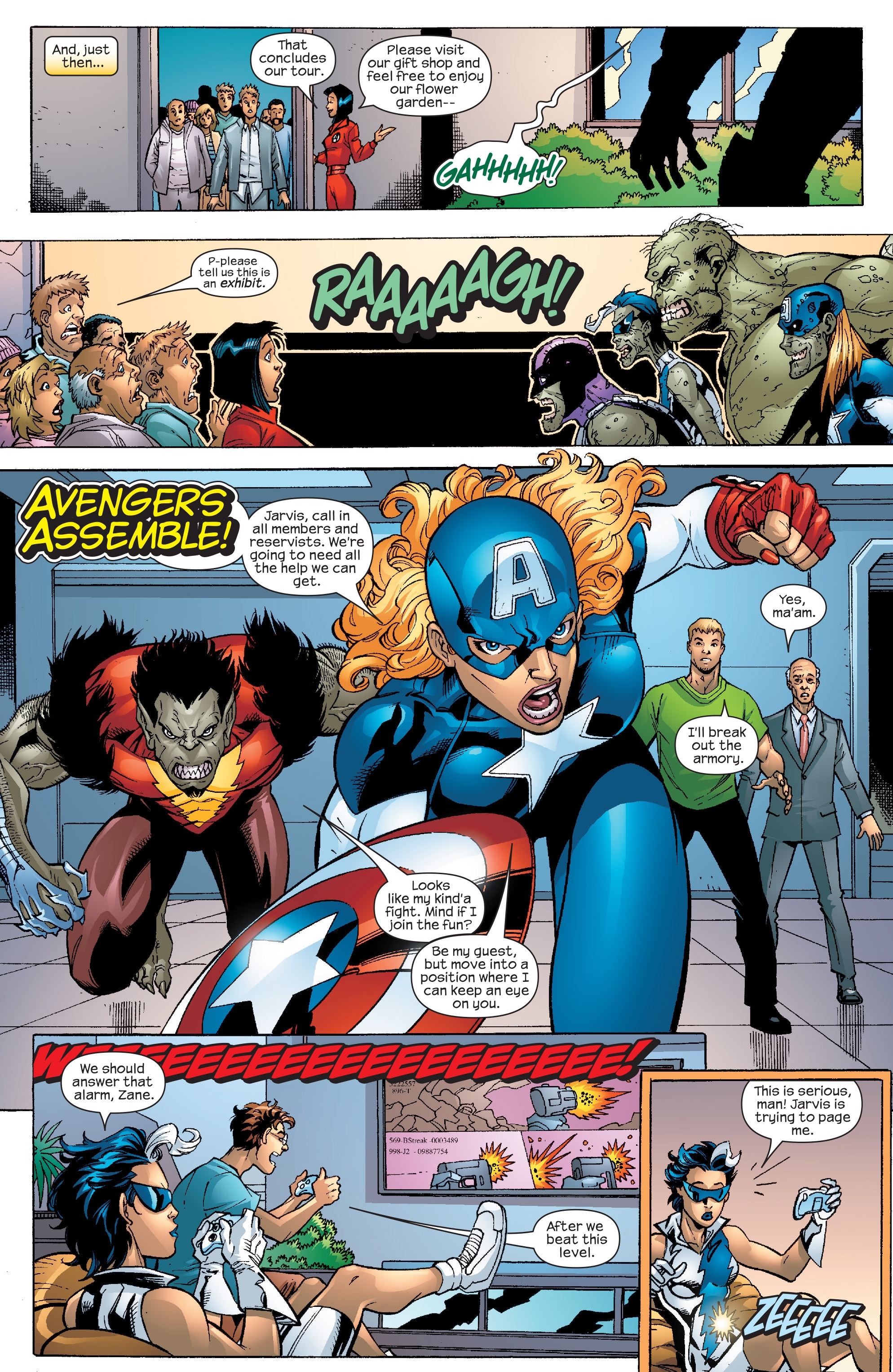 Read online Ms. Fantastic (Marvel)(MC2) - Avengers Next (2007) comic -  Issue #1 - 12