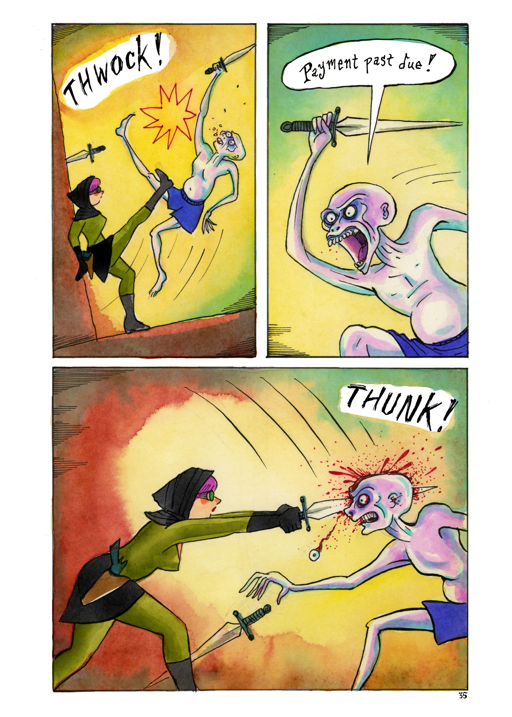 Read online Violenzia and Other Deadly Amusements comic -  Issue # TPB - 36