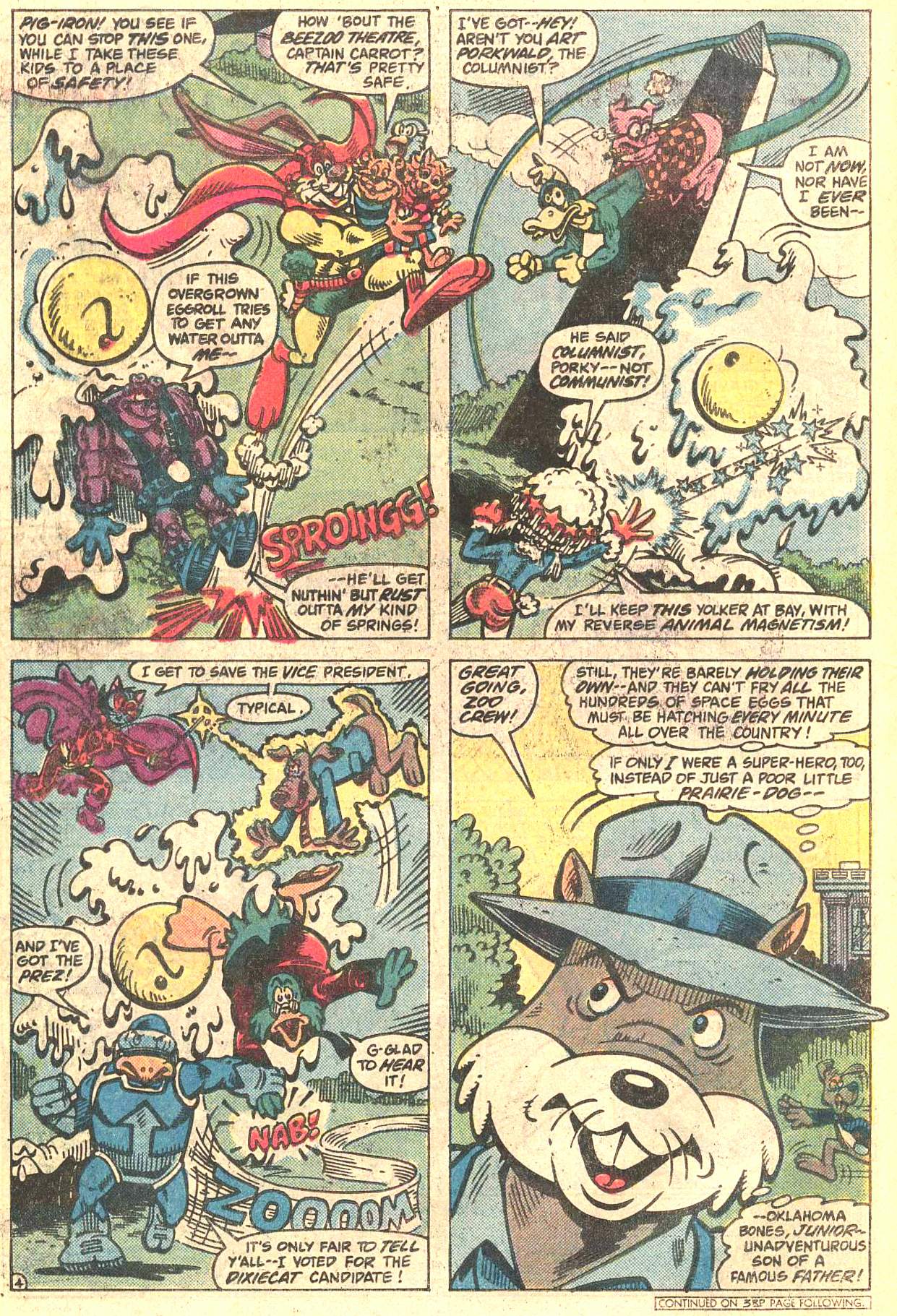 Read online Captain Carrot and His Amazing Zoo Crew! comic -  Issue #6 - 5