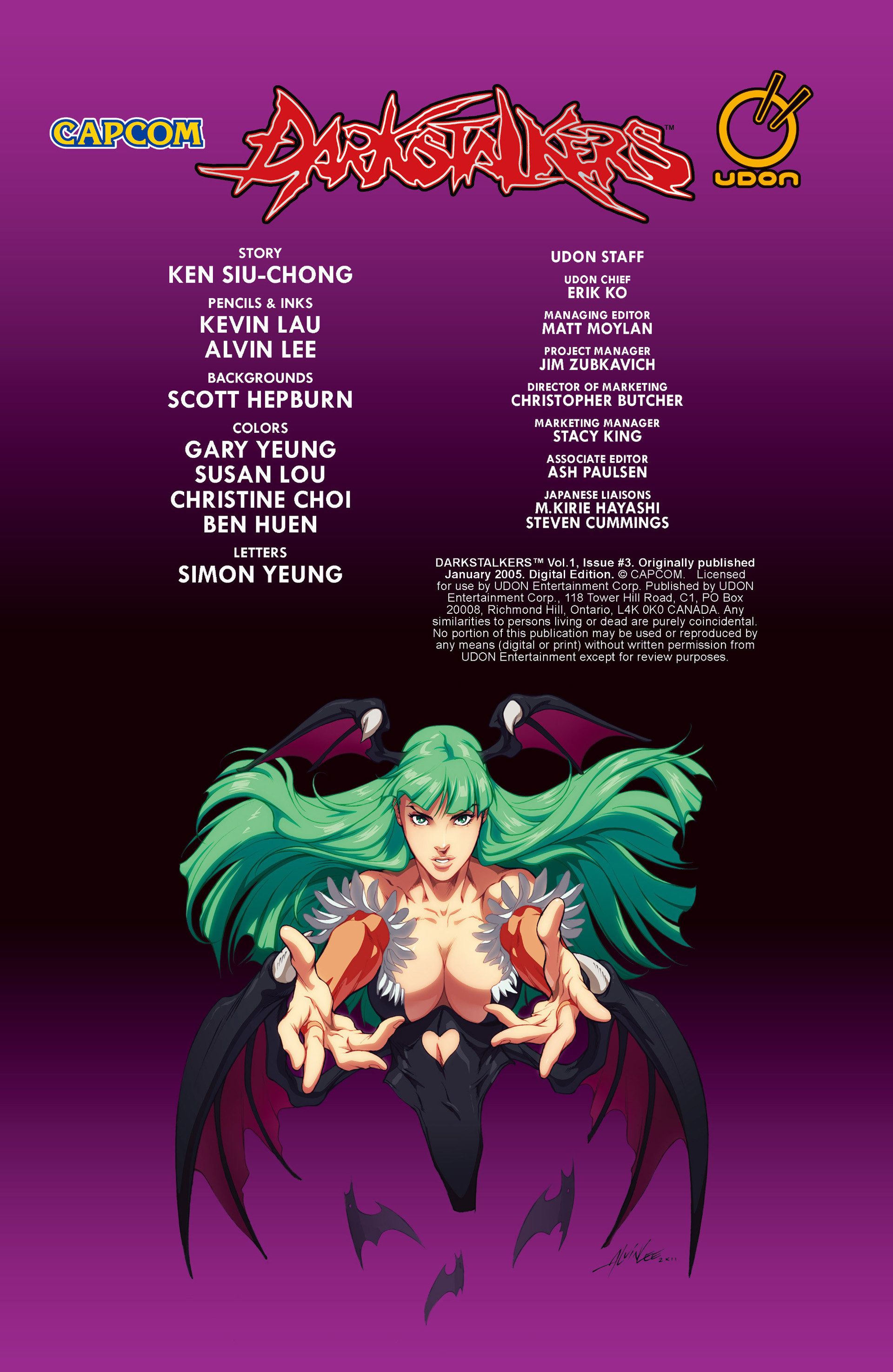 Read online Darkstalkers comic -  Issue #3 - 3