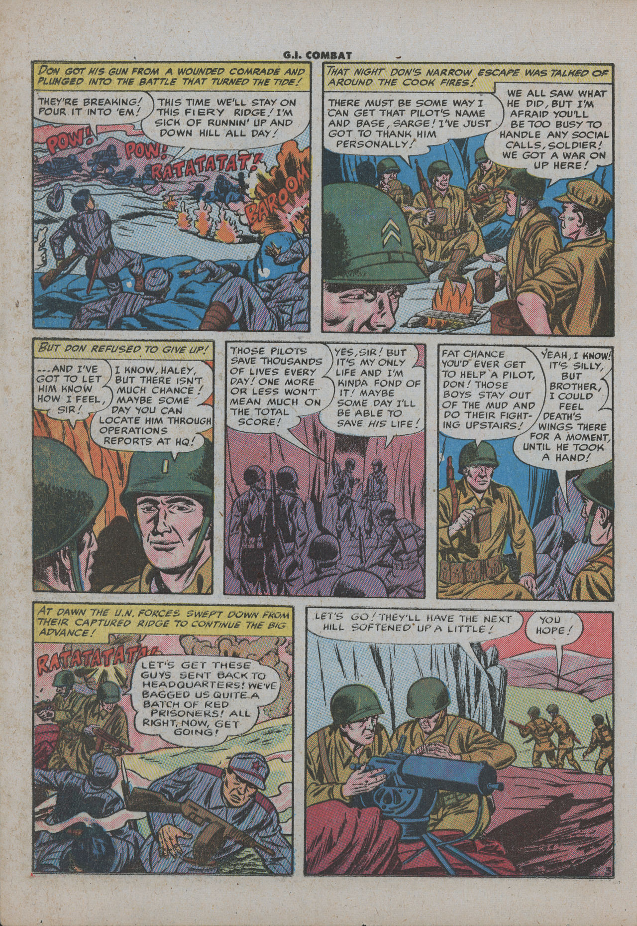 Read online G.I. Combat (1952) comic -  Issue #33 - 21