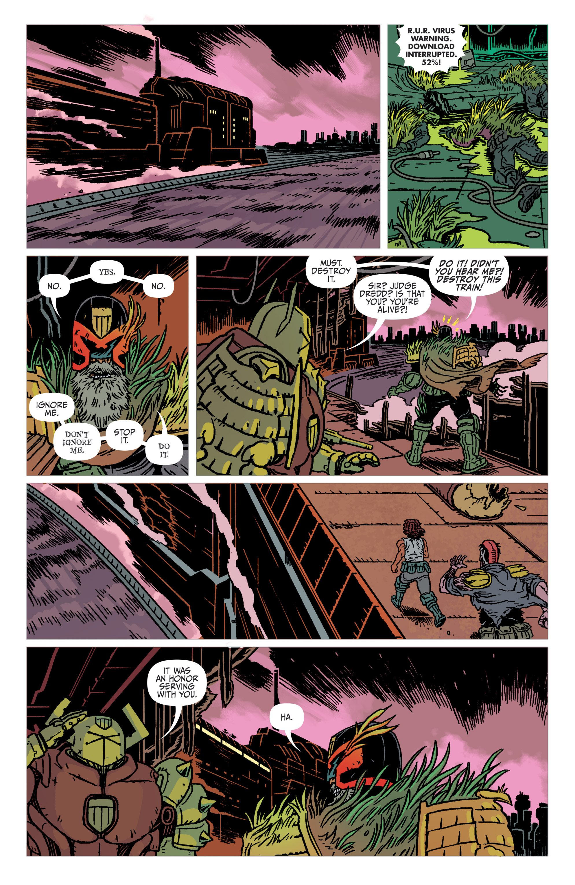 Read online Judge Dredd: The Blessed Earth comic -  Issue #8 - 21