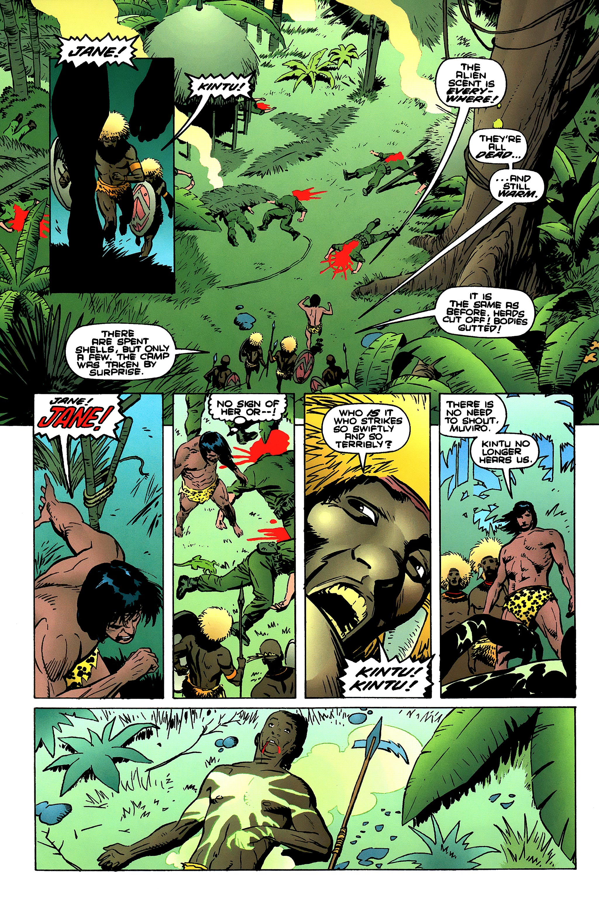 Read online Tarzan vs. Predator at the Earth's Core comic -  Issue #1 - 16