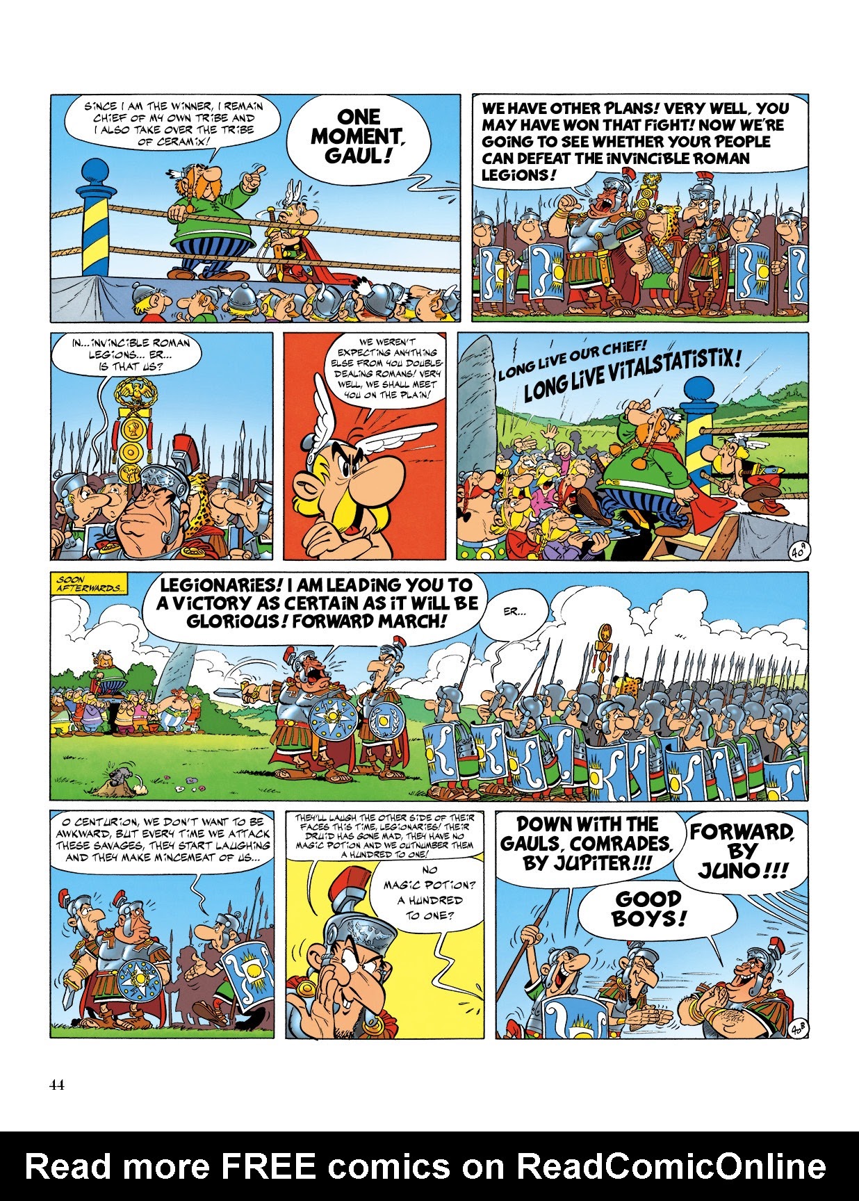 Read online Asterix comic -  Issue #7 - 45