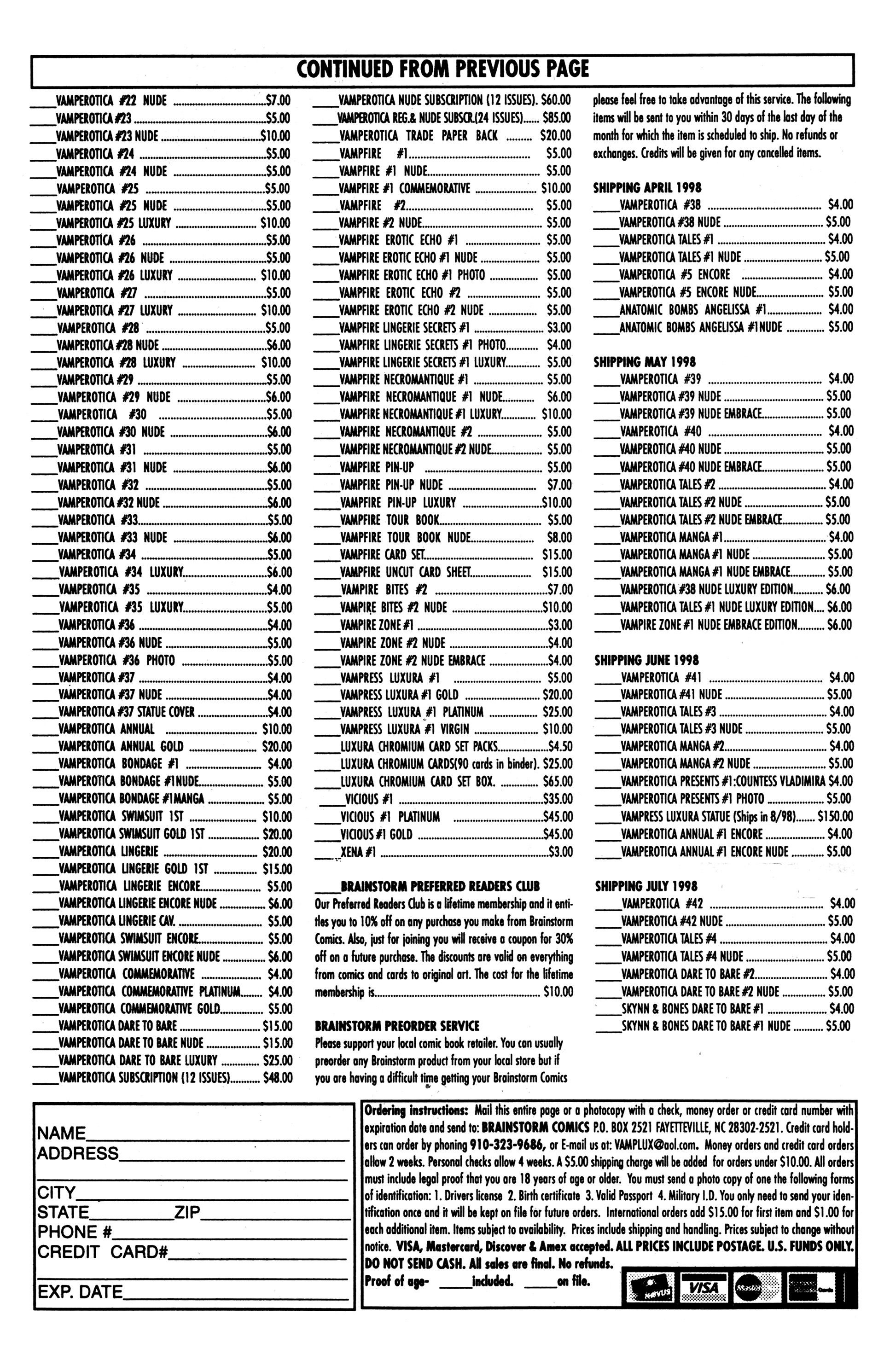 Read online Vamperotica comic -  Issue #37 - 33