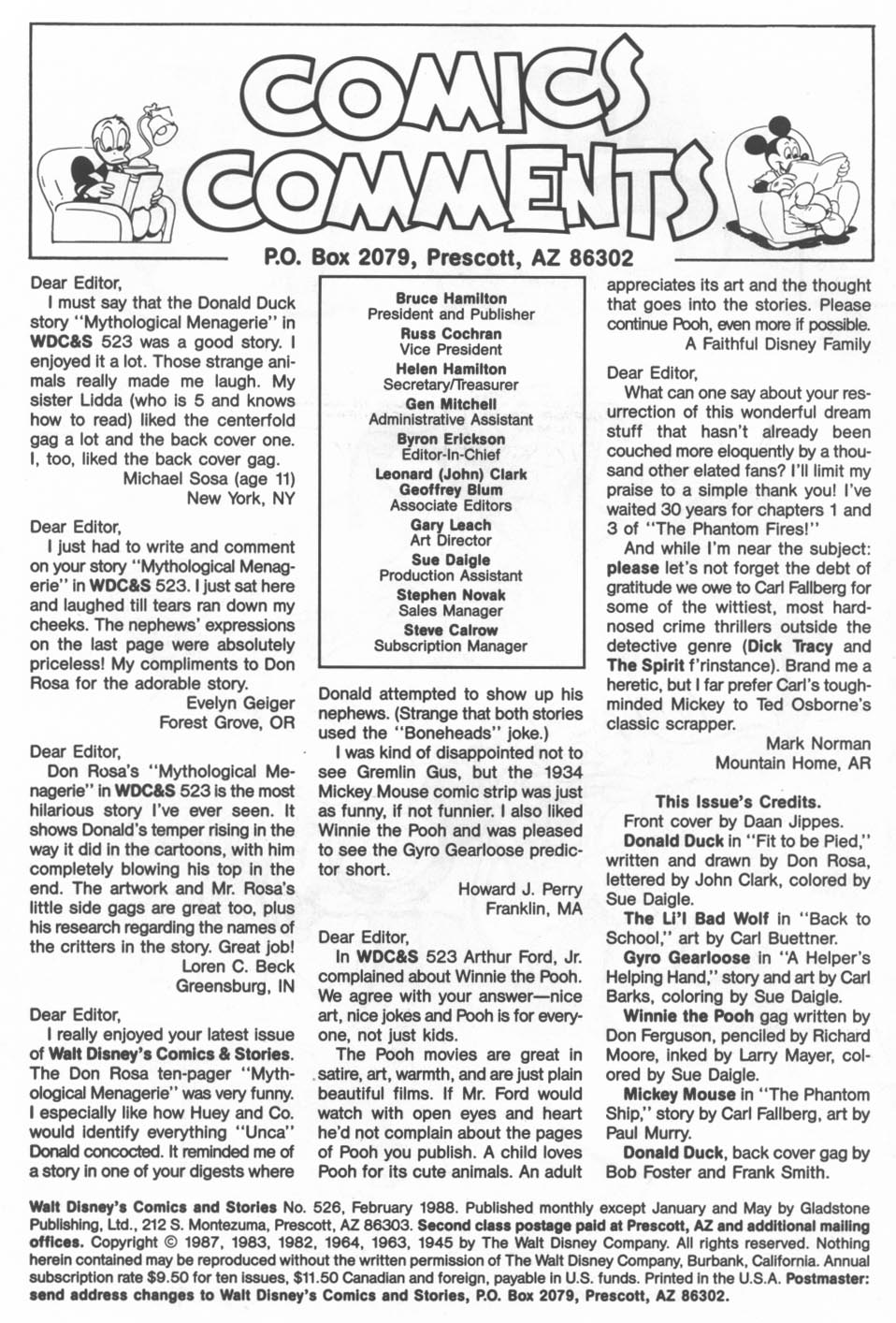 Read online Walt Disney's Comics and Stories comic -  Issue #526 - 2