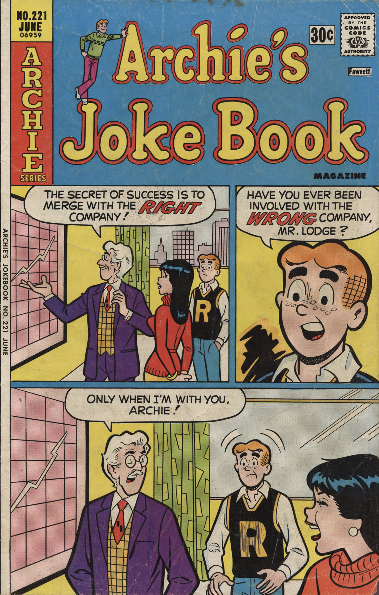 Read online Archie's Joke Book Magazine comic -  Issue #221 - 1