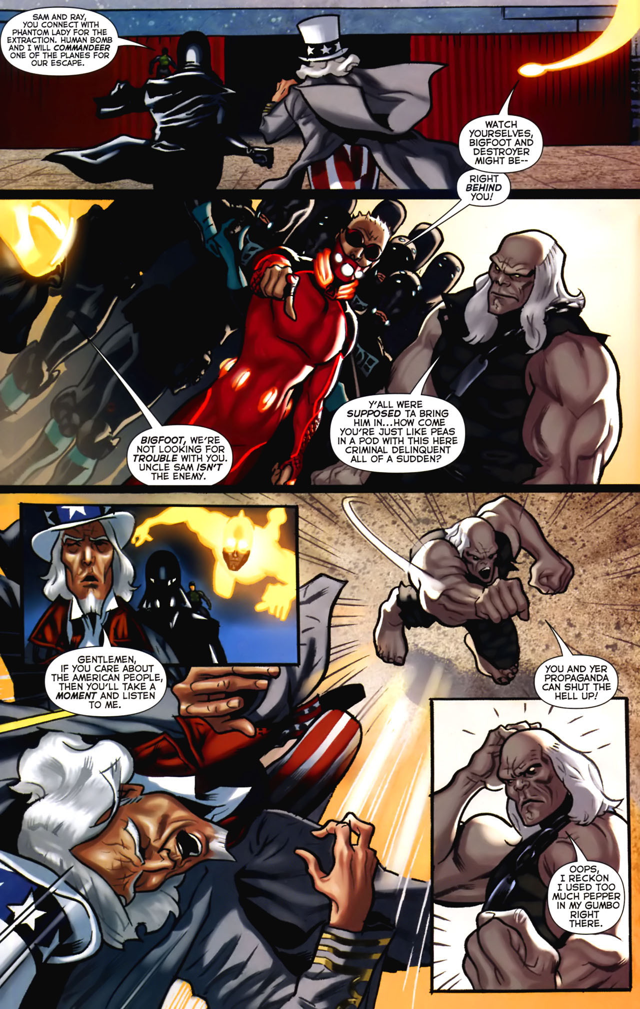Read online Uncle Sam and the Freedom Fighters (2006) comic -  Issue #2 - 16
