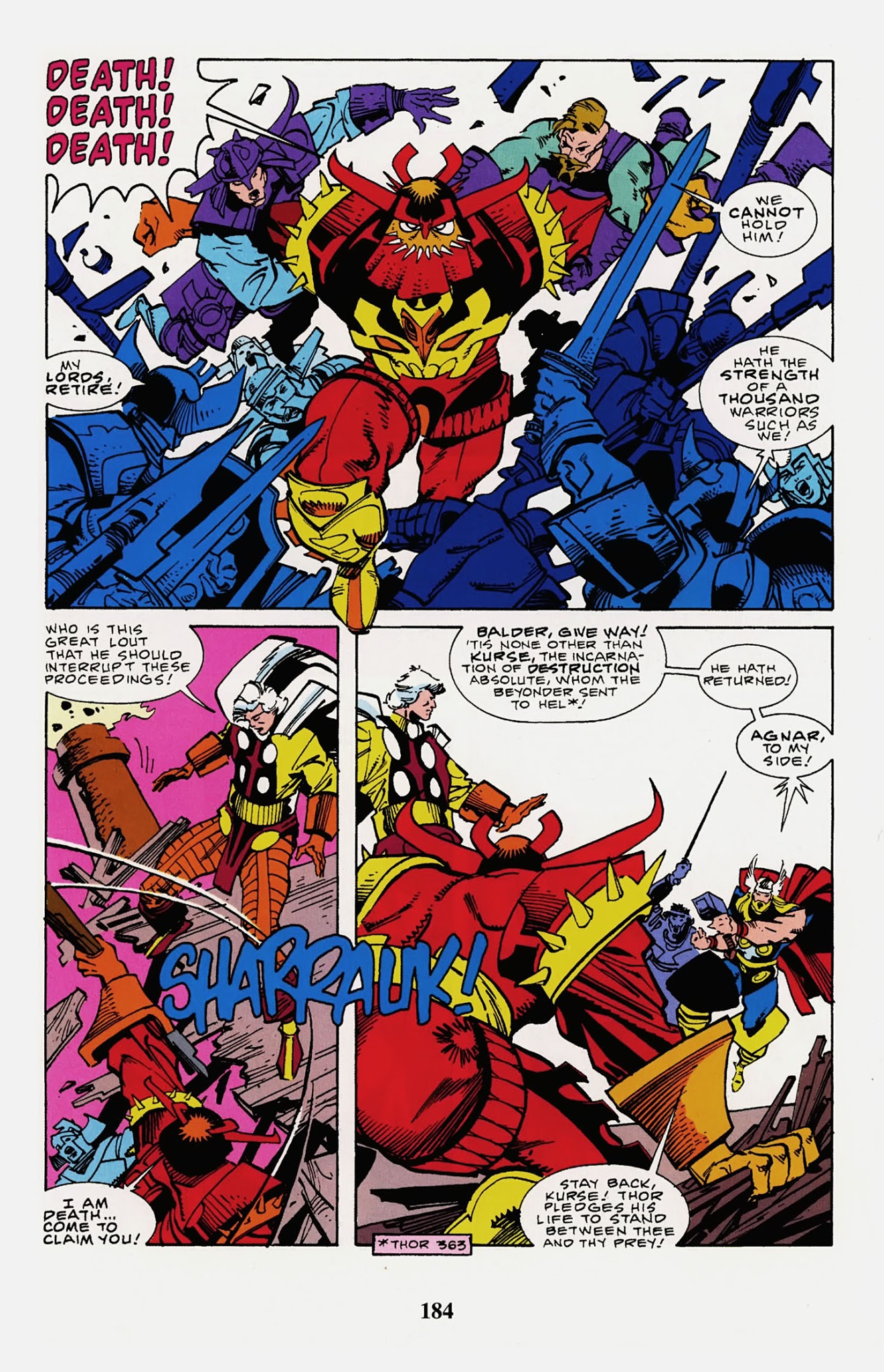 Read online Thor Visionaries: Walter Simonson comic -  Issue # TPB 3 - 186