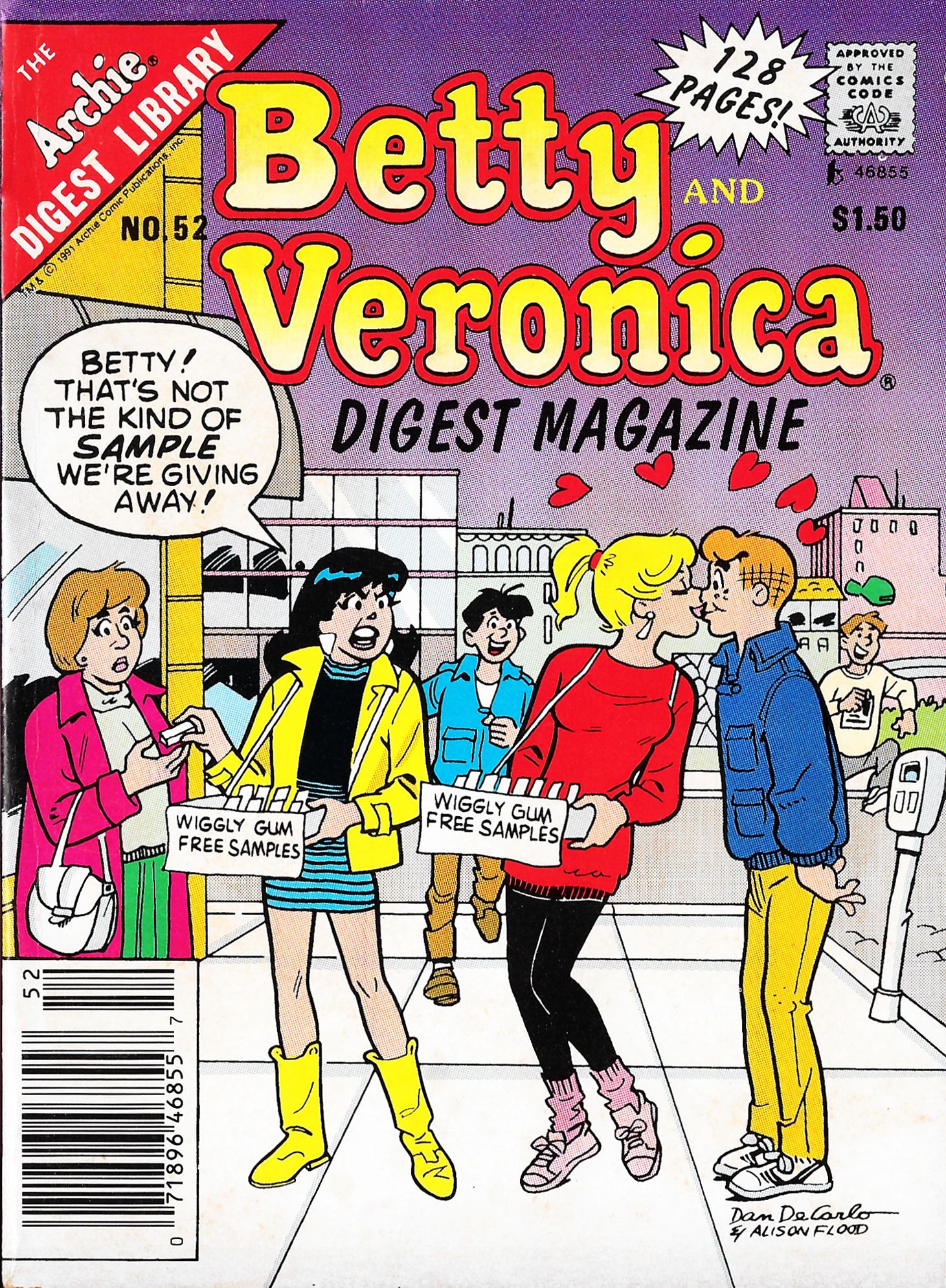 Read online Betty and Veronica Digest Magazine comic -  Issue #52 - 1