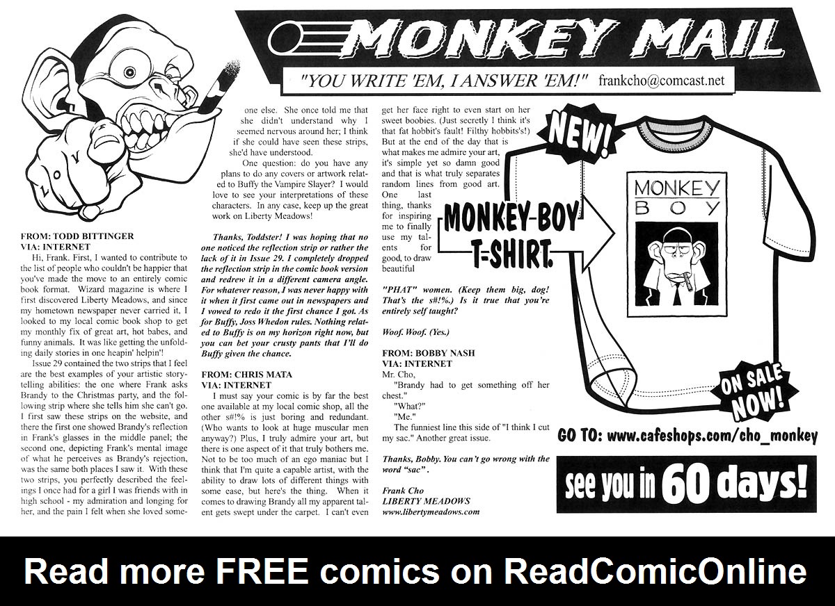 Read online Liberty Meadows comic -  Issue #30 - 36