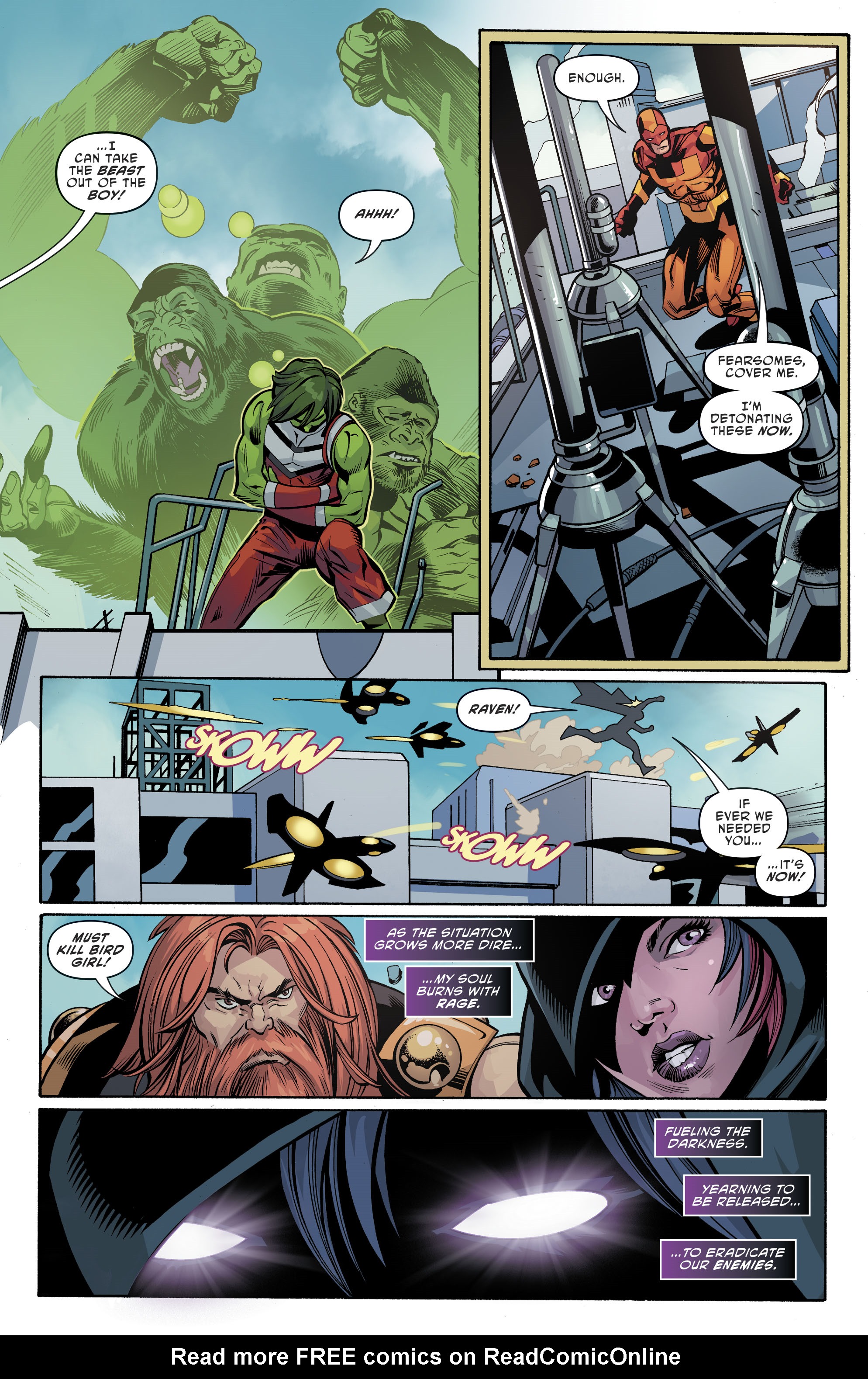 Read online Titans: Burning Rage comic -  Issue #2 - 23