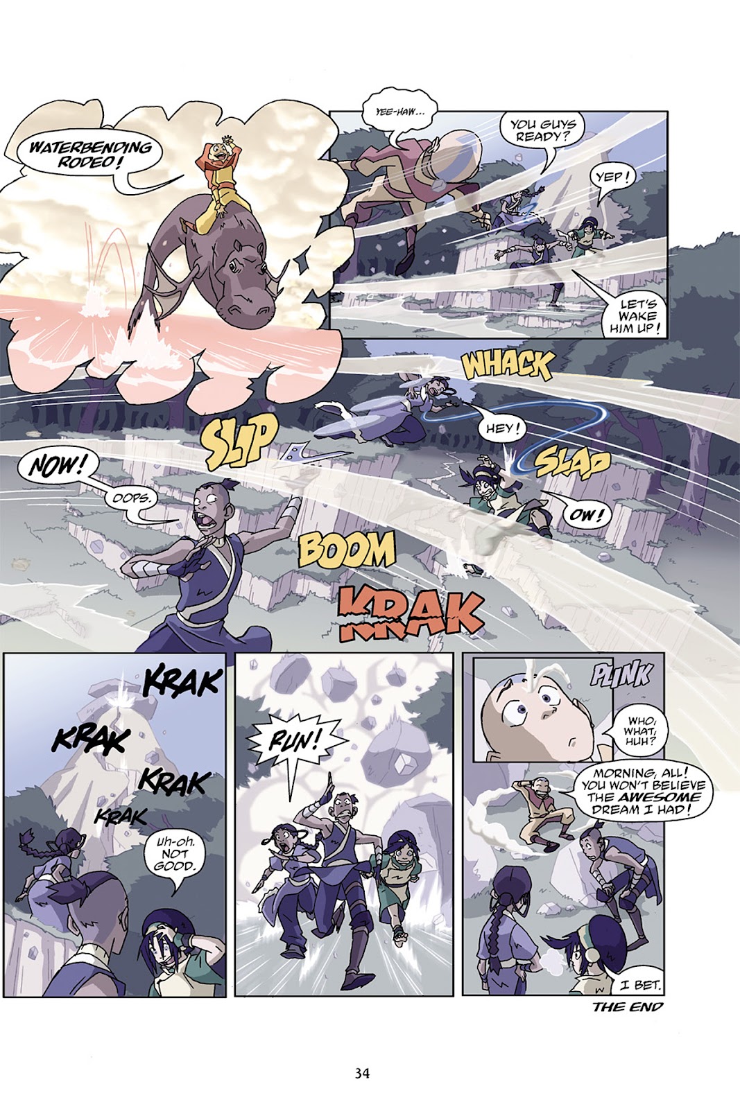 Nickelodeon Avatar: The Last Airbender - The Lost Adventures issue Full - Page 35